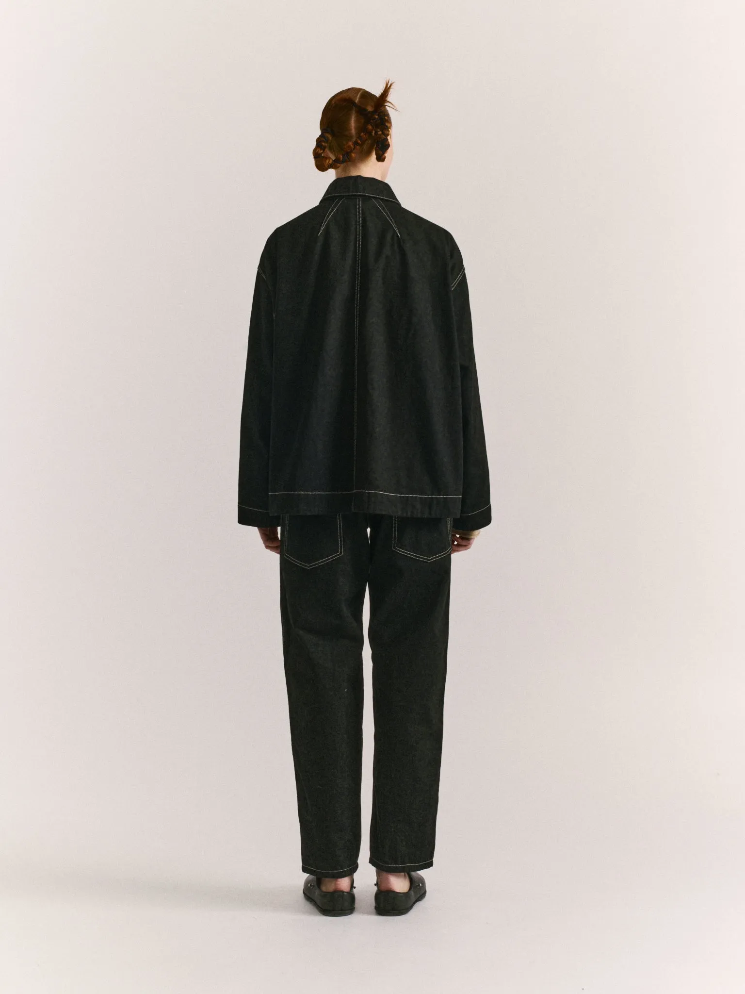 DRAYS TRAVAIL DENIM JACKET - DENIM - BLACK sold by Casey Casey product image thumbnail 4