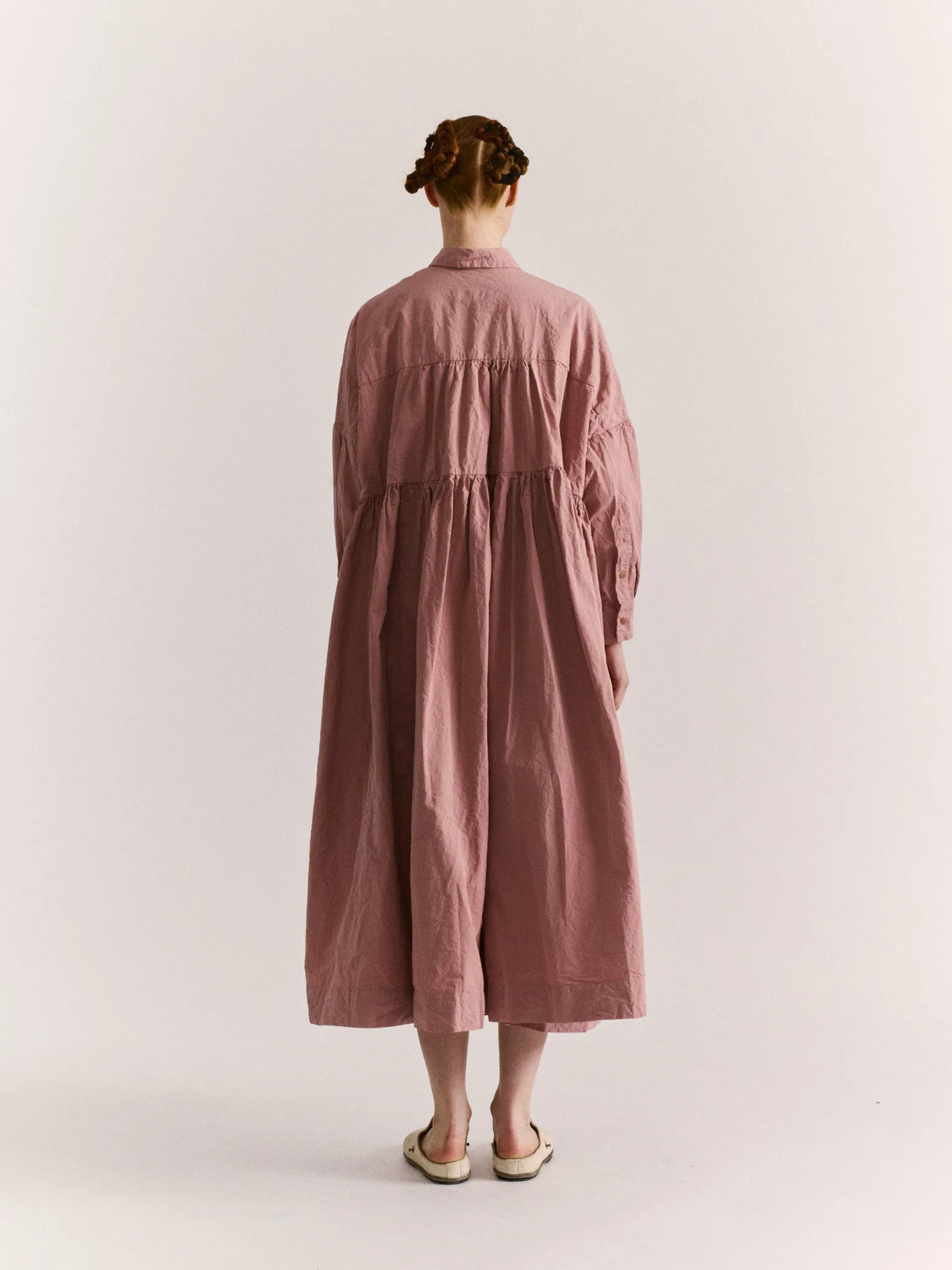 SQUARE LONG SLEEVE DRESS - PAPER COT - PINK sold by Casey Casey product image thumbnail 3