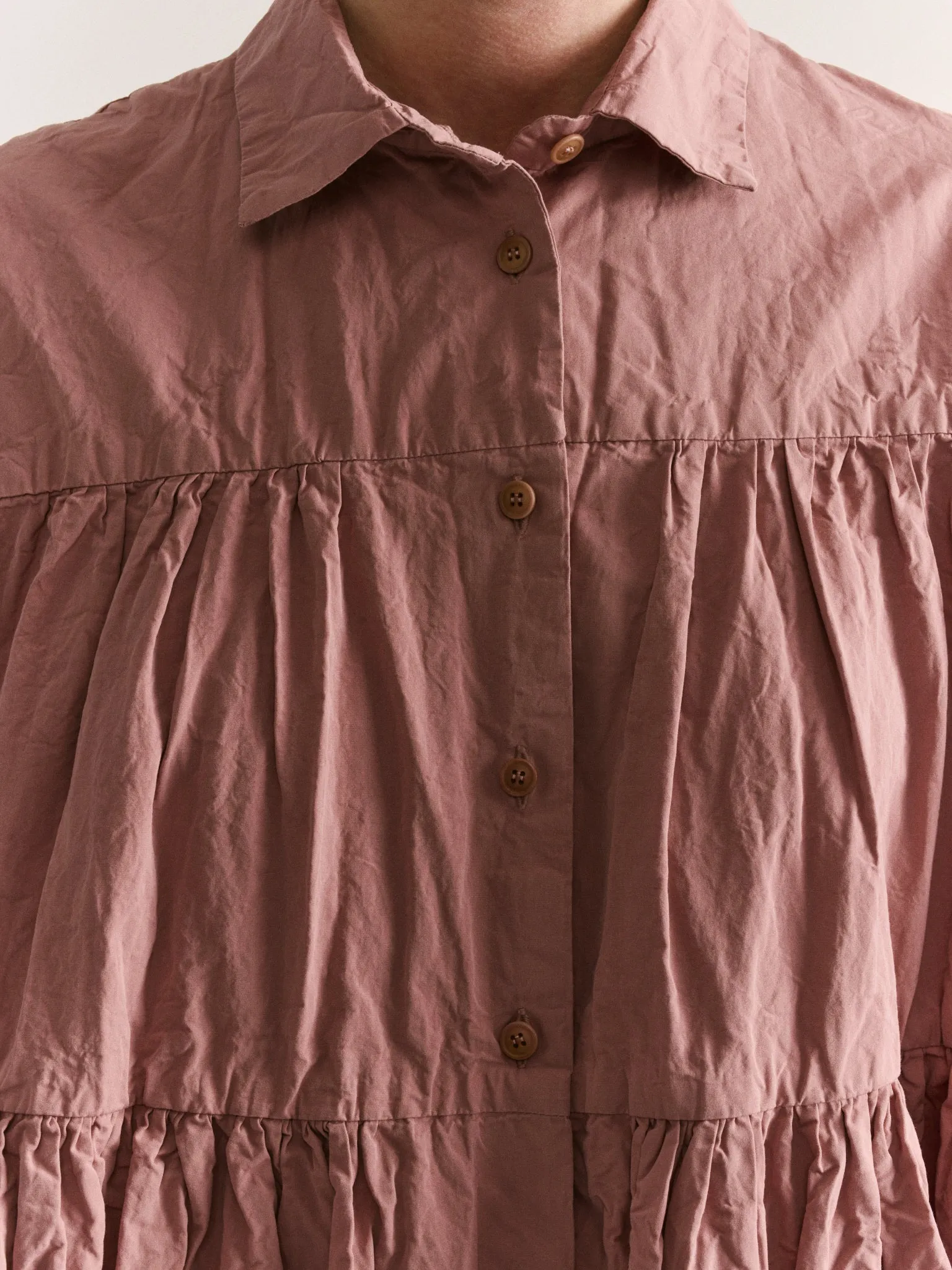 SQUARE LONG SLEEVE DRESS - PAPER COT - PINK sold by Casey Casey product image thumbnail 5