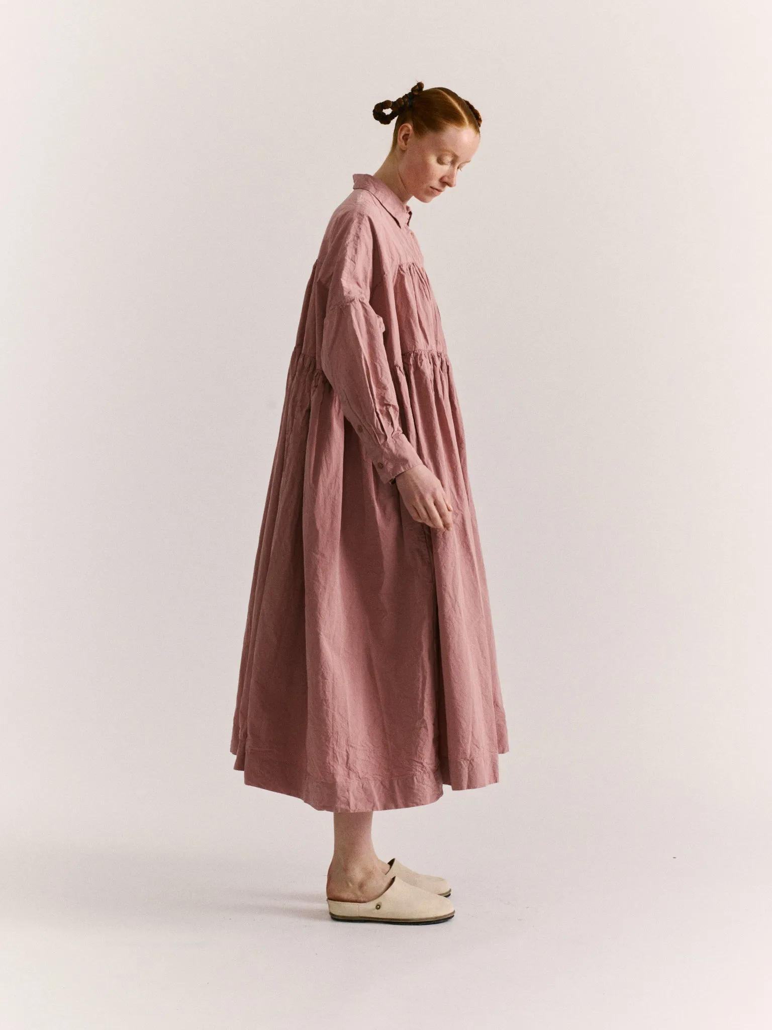 SQUARE LONG SLEEVE DRESS - PAPER COT - PINK sold by Casey Casey product image thumbnail 2