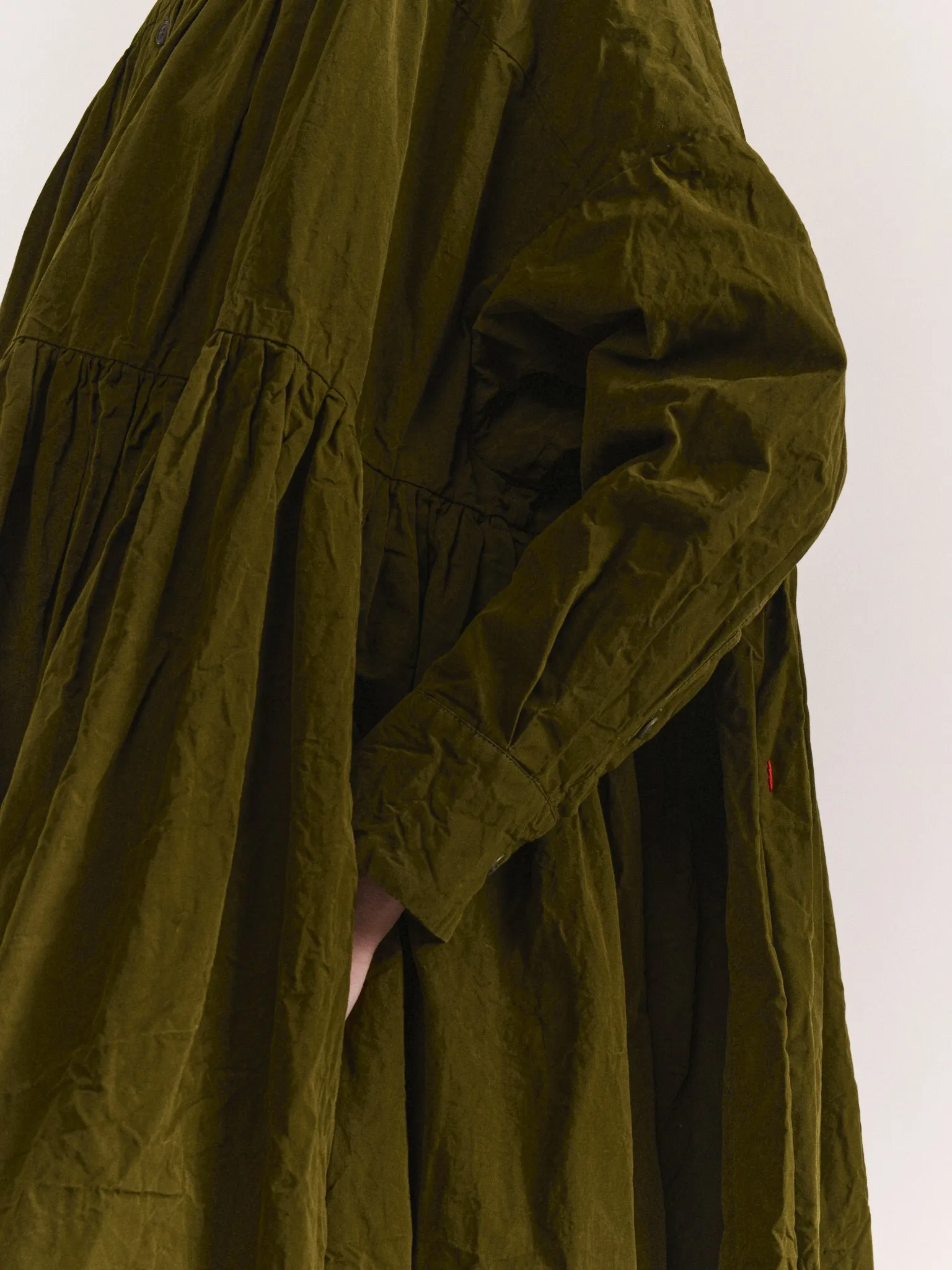 SQUARE LONG SLEEVE DRESS - PAPER COT - GREEN LAKE sold by Casey Casey product image thumbnail 5