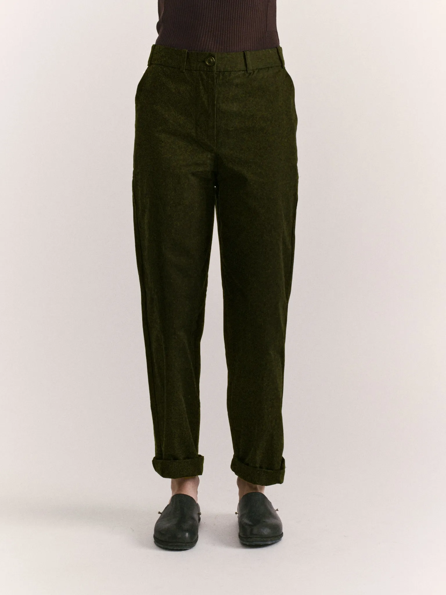 BEE PANT - DOUBLE COT - GREEN LAKE sold by Casey Casey product image thumbnail 2