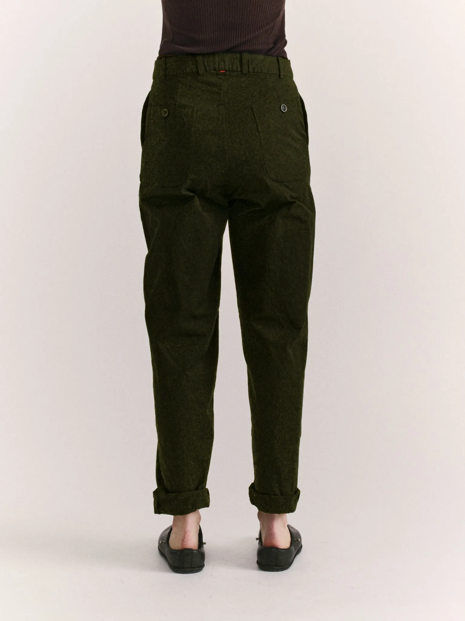 BEE PANT - DOUBLE COT - GREEN LAKE sold by Casey Casey product image thumbnail 5