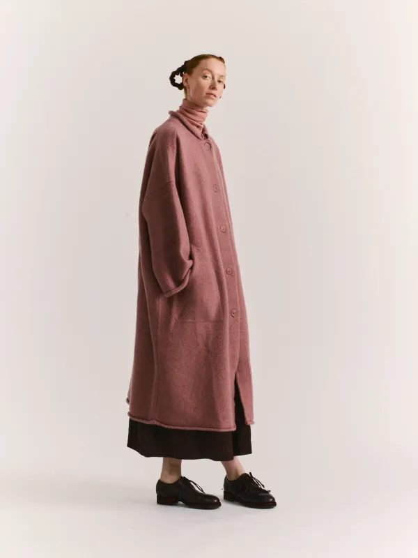 SOFTY COAT - WO CASH - PINK sold by Casey Casey Womens
