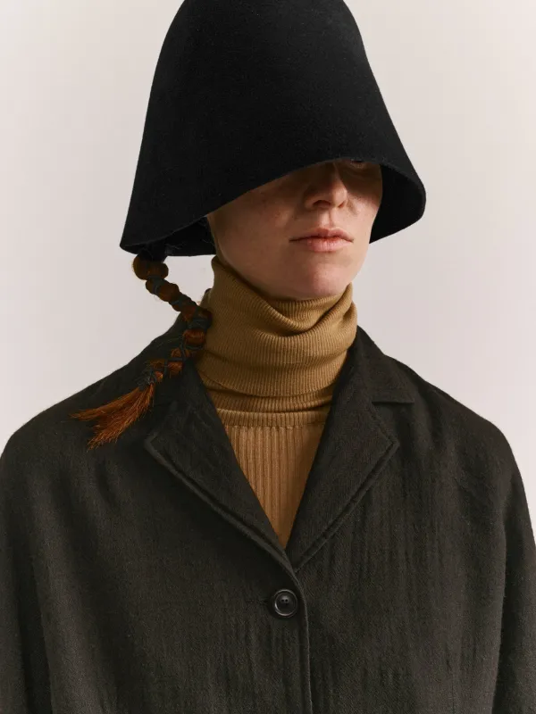 FELT HAT - BLACK sold by Casey Casey Womens