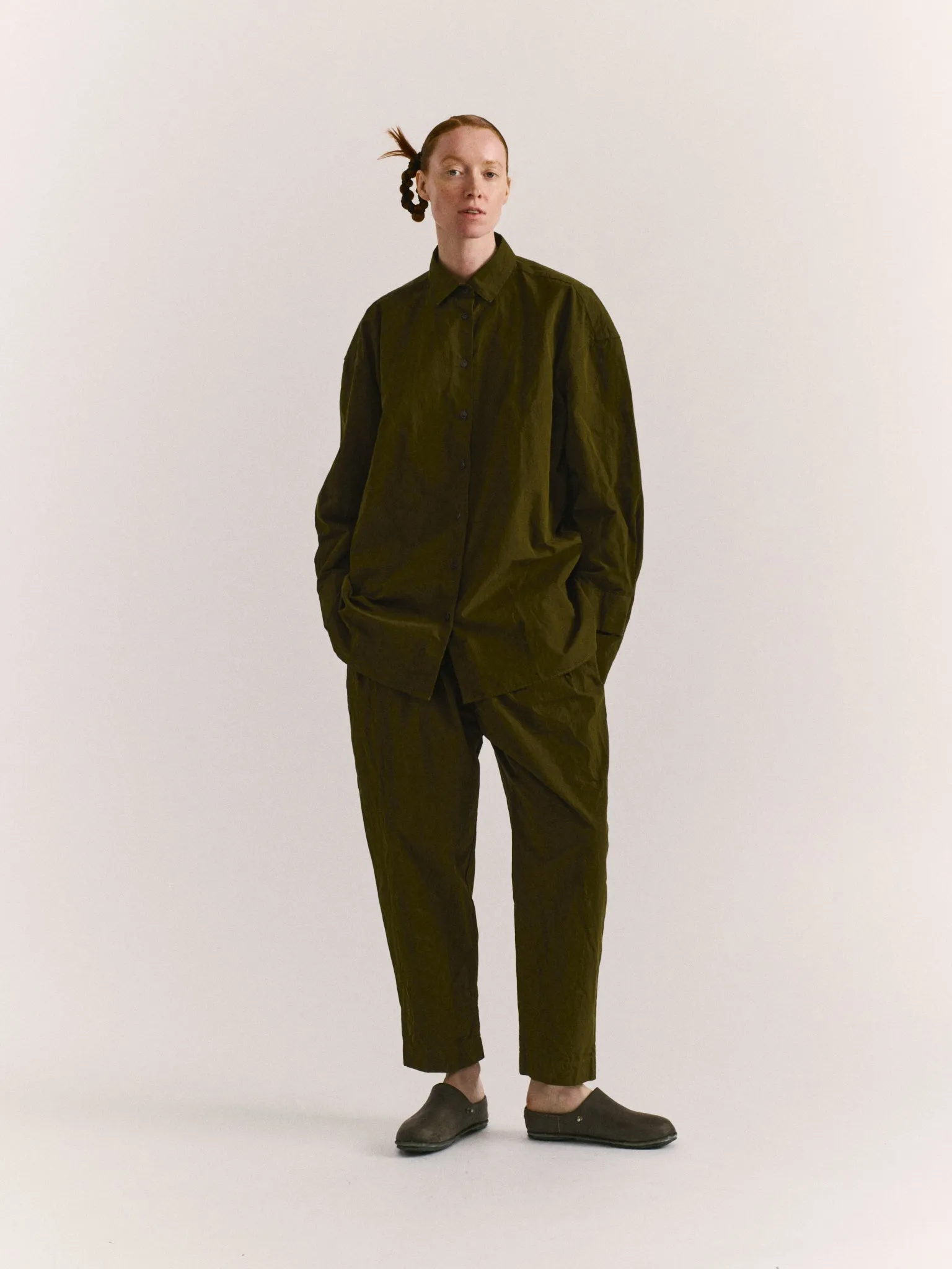 HAMNET SHIRT - PAPER COT - GREEN LAKE sold by Casey Casey Womens