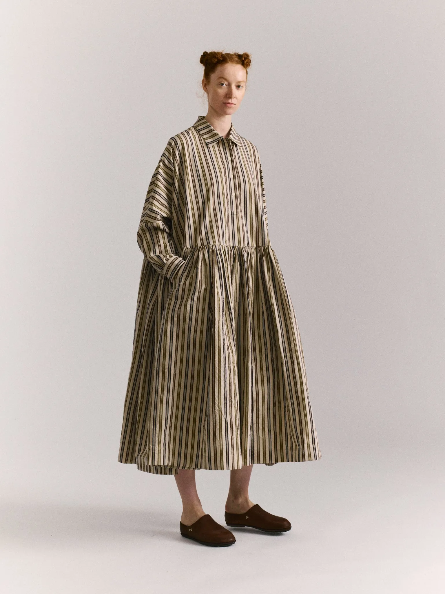 SAINT ROCH DRESS - PAPER COT STRIPE - AS IS N°4 sold by Casey Casey Womens