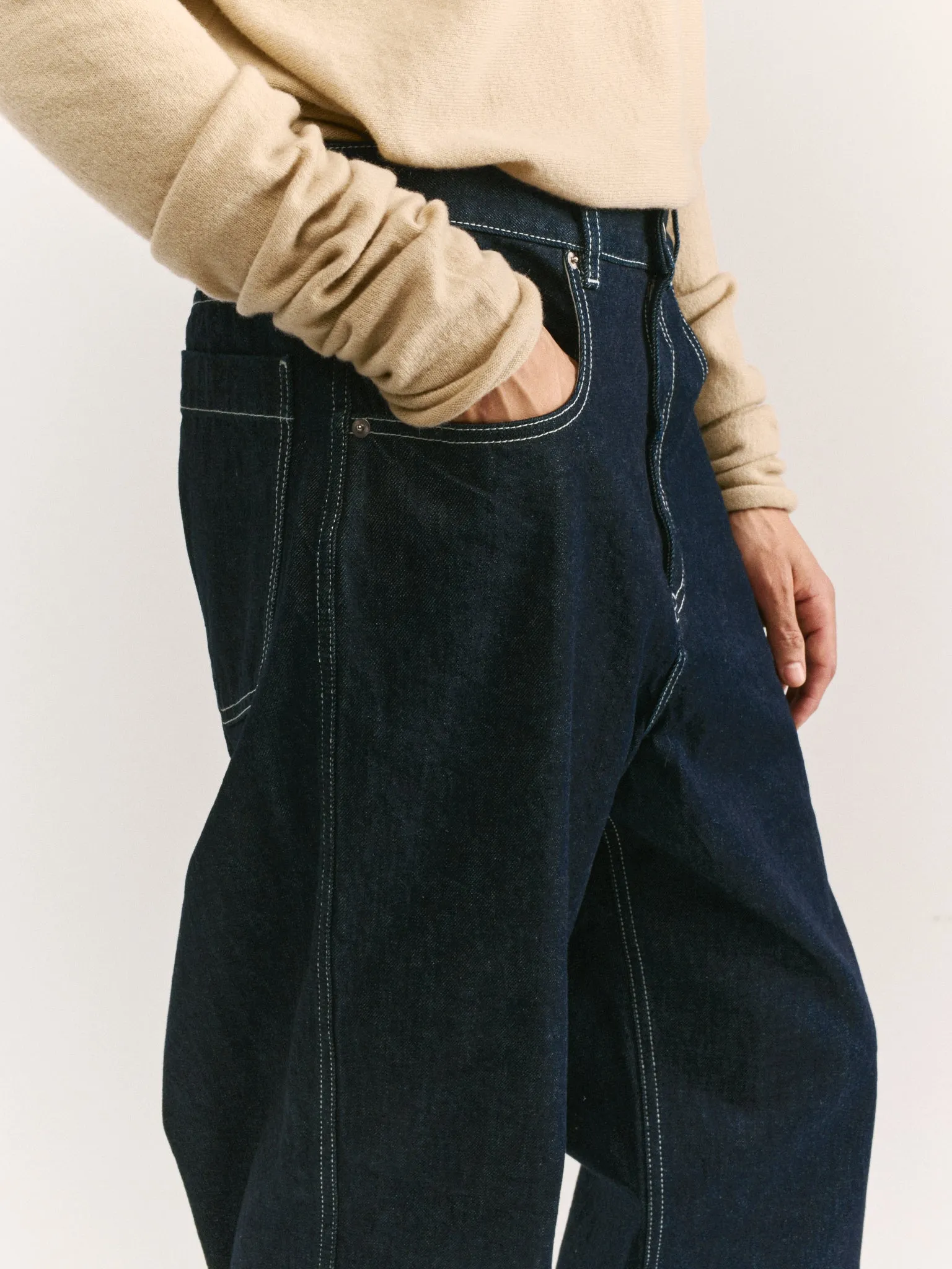 LEO DENIM PANT - DENIM M - INDIGO sold by Casey Casey product image thumbnail 5