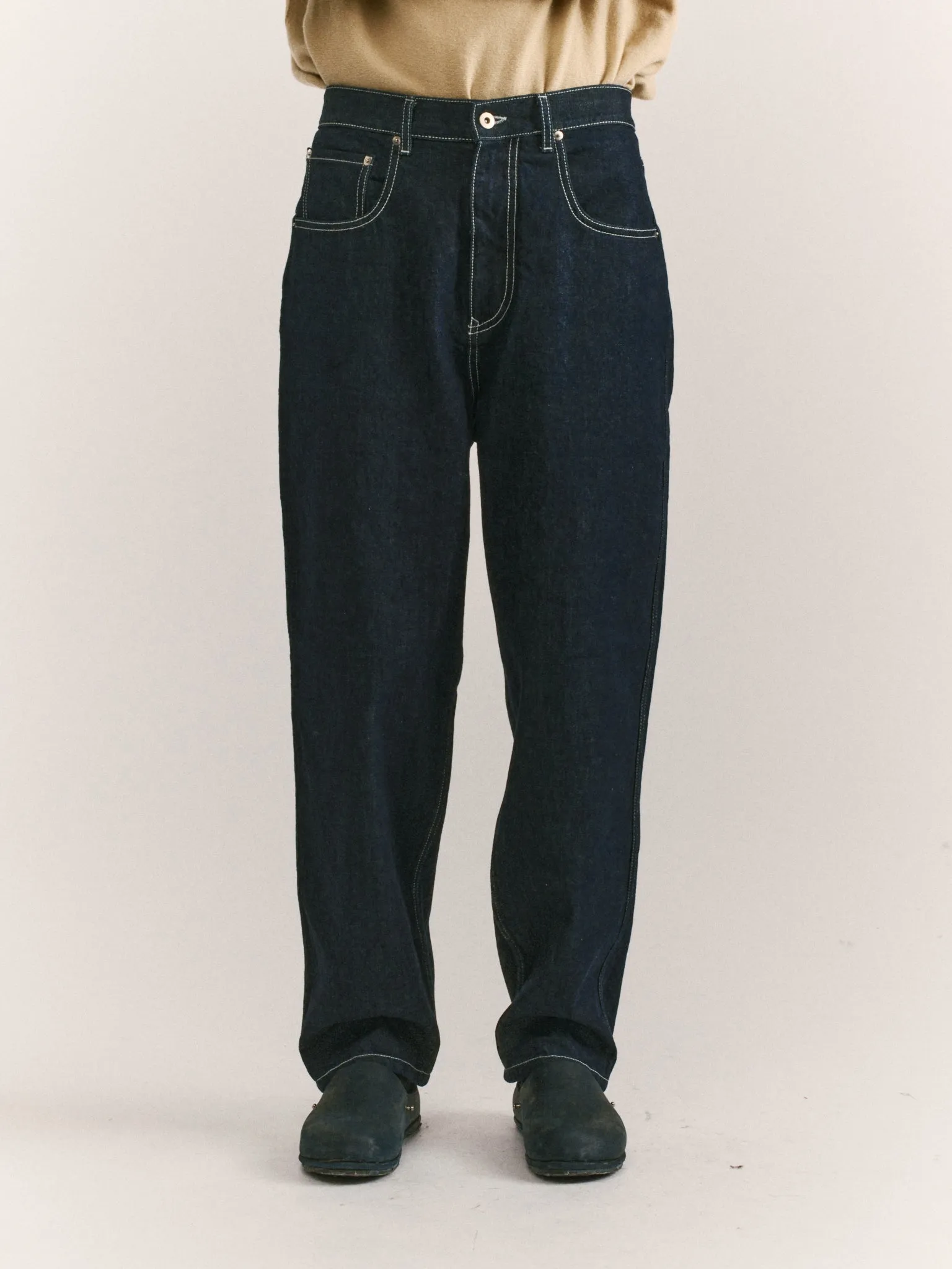 LEO DENIM PANT - DENIM M - INDIGO sold by Casey Casey product image thumbnail 2