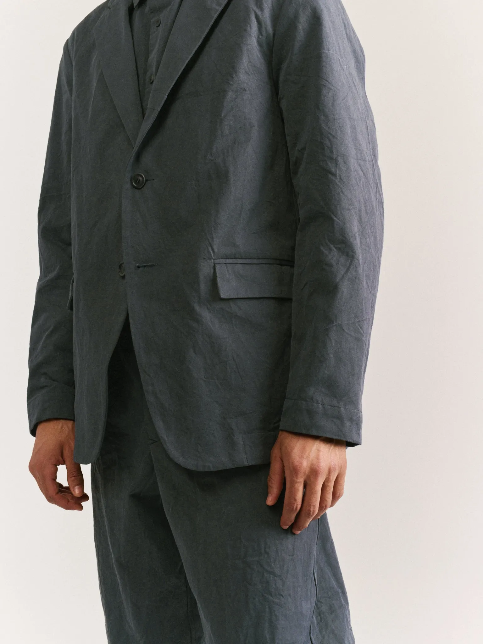 Y JACKET - DOUBLE COT - BLU SKULL sold by Casey Casey Womens product image thumbnail 5