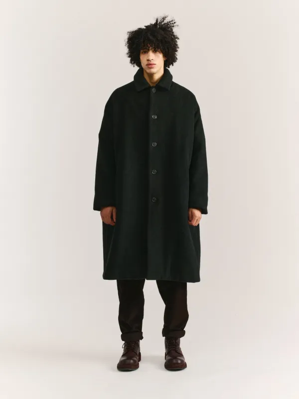 BIG BLOBBY COAT - KASPER - BLACK made by Casey Casey