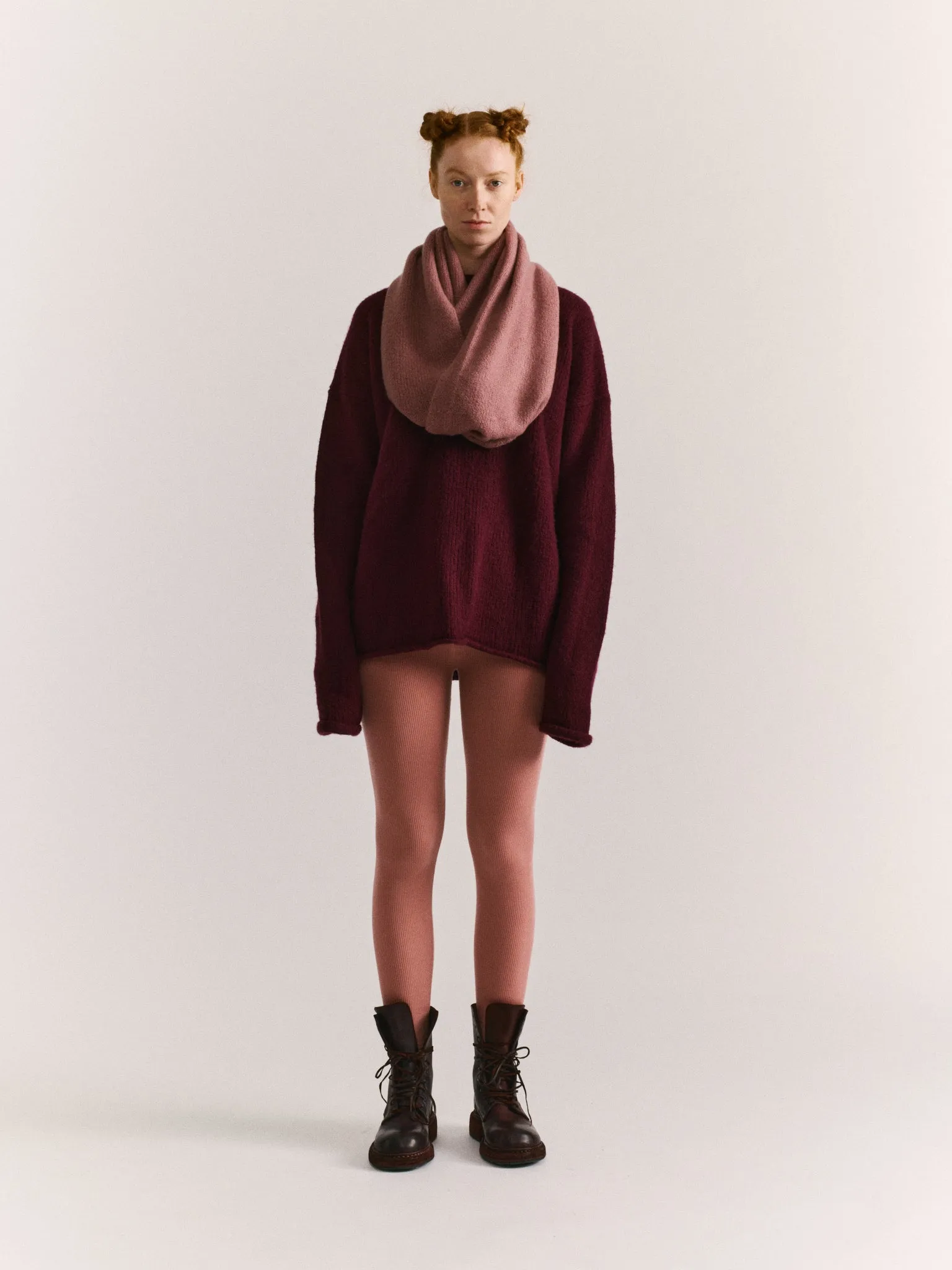 SOFTY LOOP SCARF - WO CASH - PINK sold by Casey Casey product image thumbnail 2