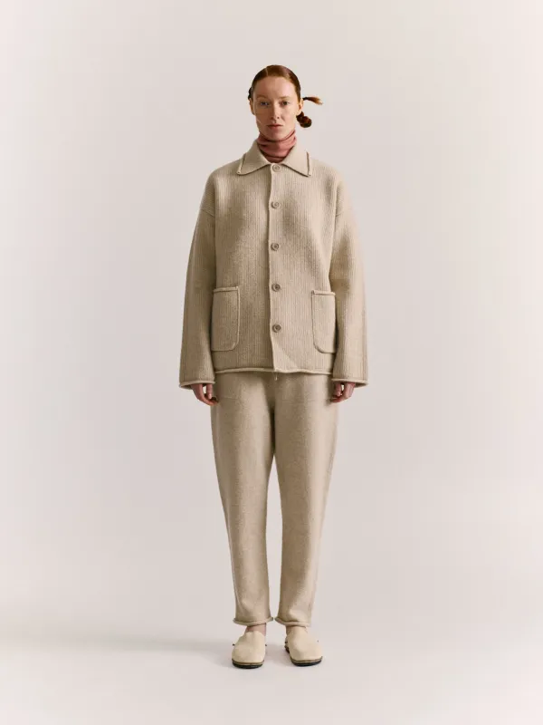 ROVE JACKET - WOOLY 1 - LIGHT GREY made by Casey Casey