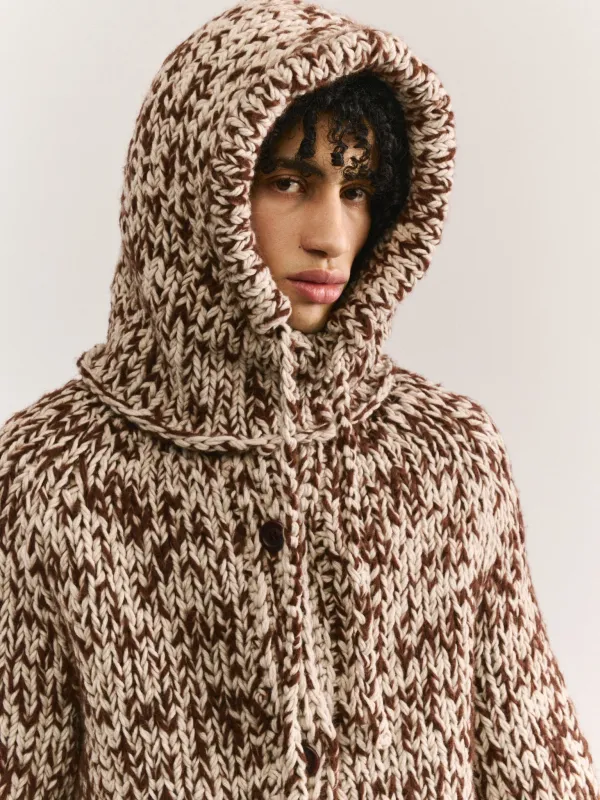 HOOD - WOALP - BROWN made by Casey Casey