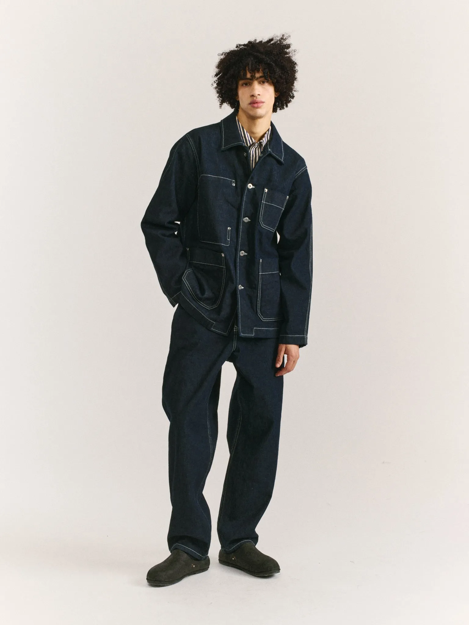 CAMILLE JACKET - DENIM M - INDIGO sold by Casey Casey