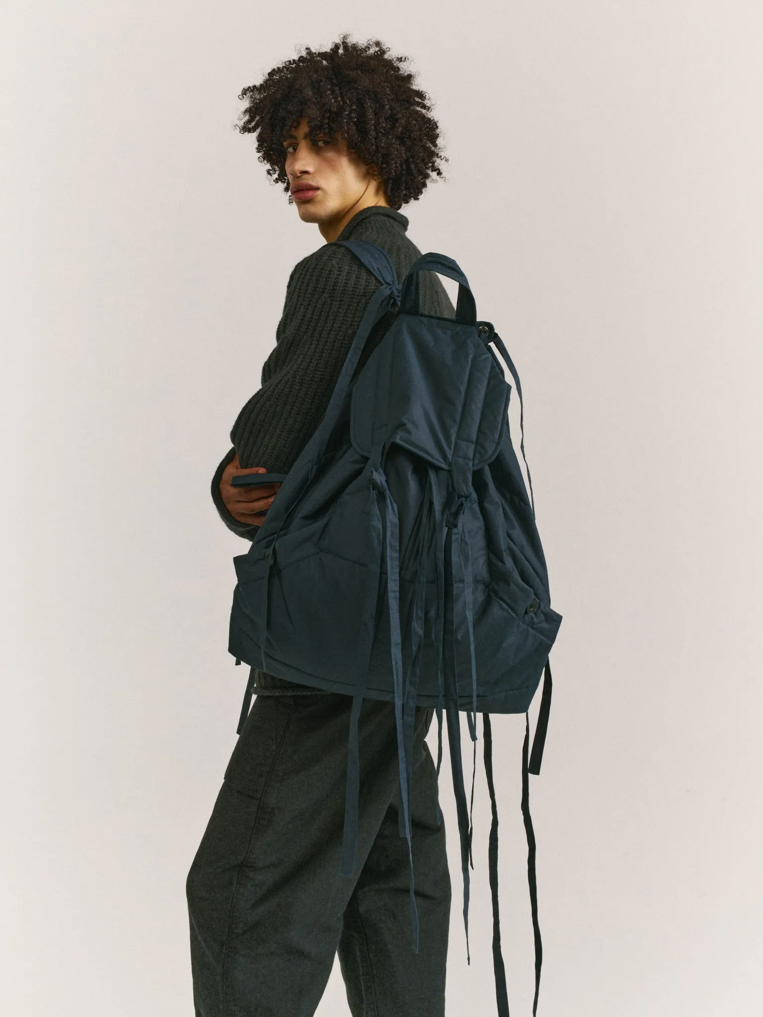 MILI BACKPACK - PIGMENT WAX - NAVY sold by Casey Casey product image thumbnail 3