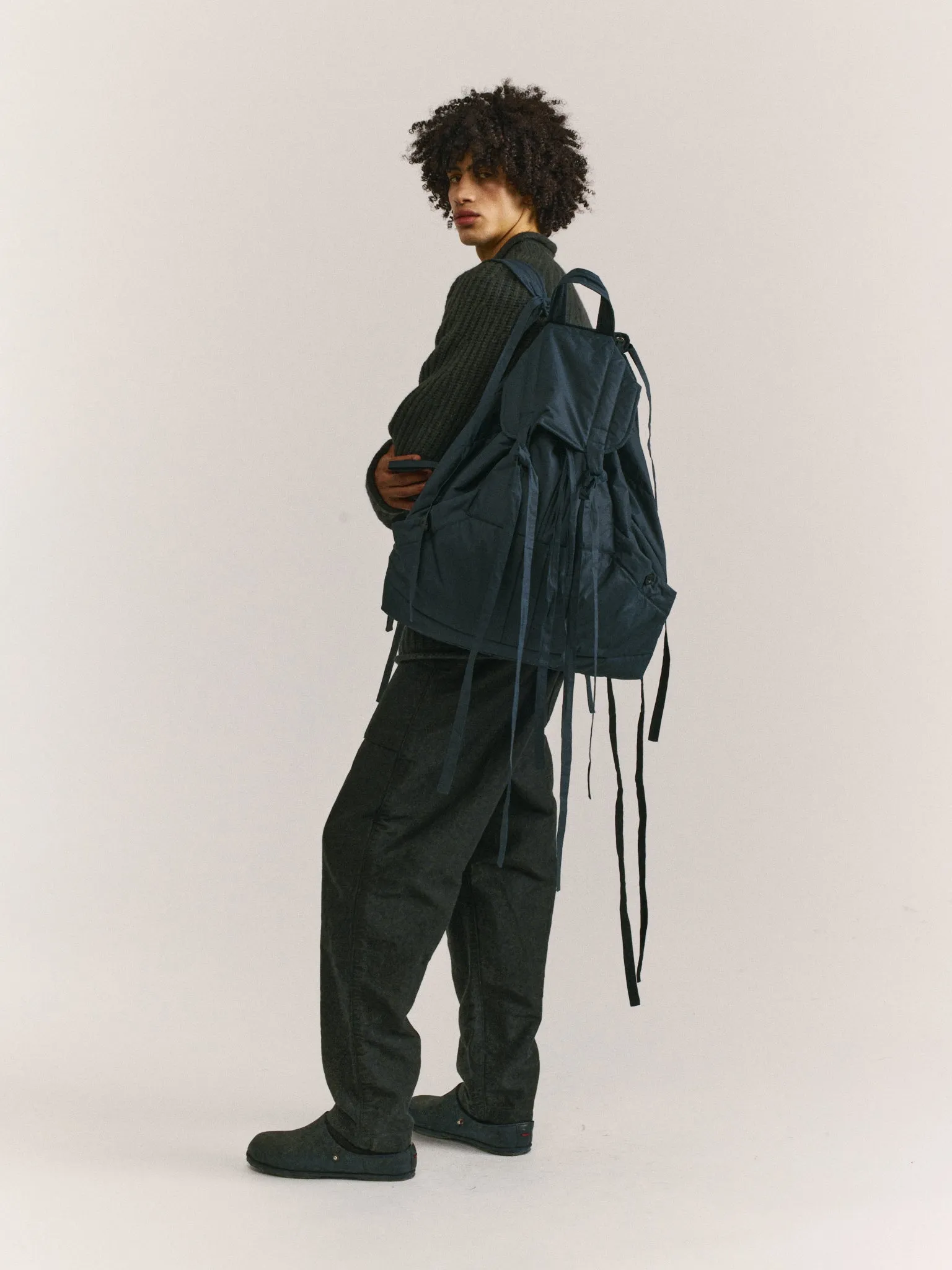 MILI BACKPACK - PIGMENT WAX - NAVY sold by Casey Casey product image thumbnail 2