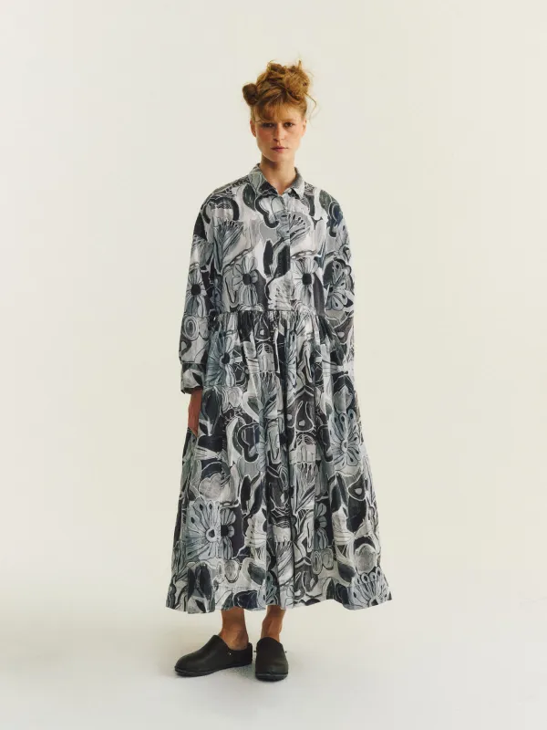 STEPHANIE DRESS - PRINT - GREYS sold by Casey Casey Womens