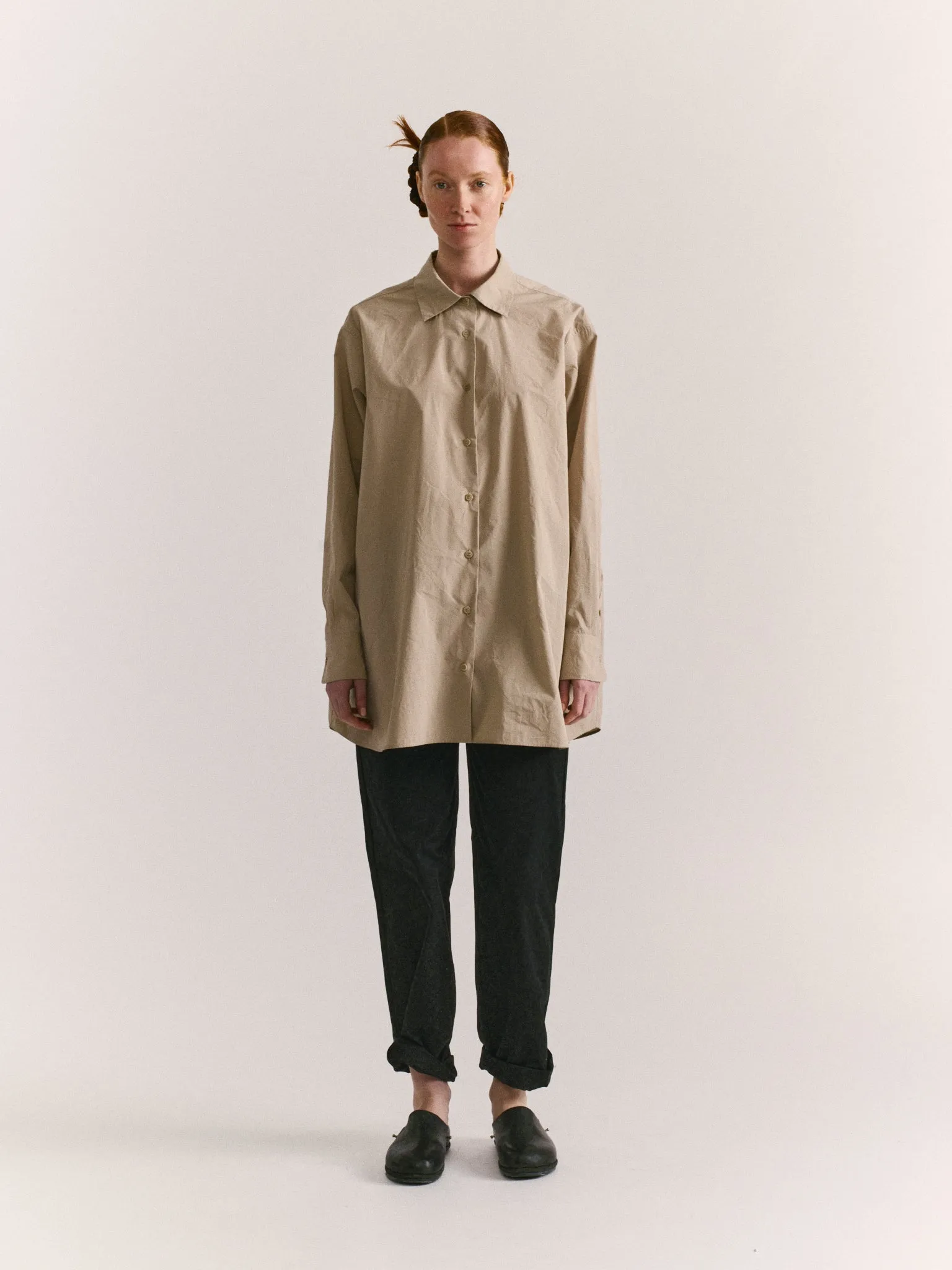 PI SHIRT - TAFFETA - MASTIC sold by Casey Casey Womens product image thumbnail 2