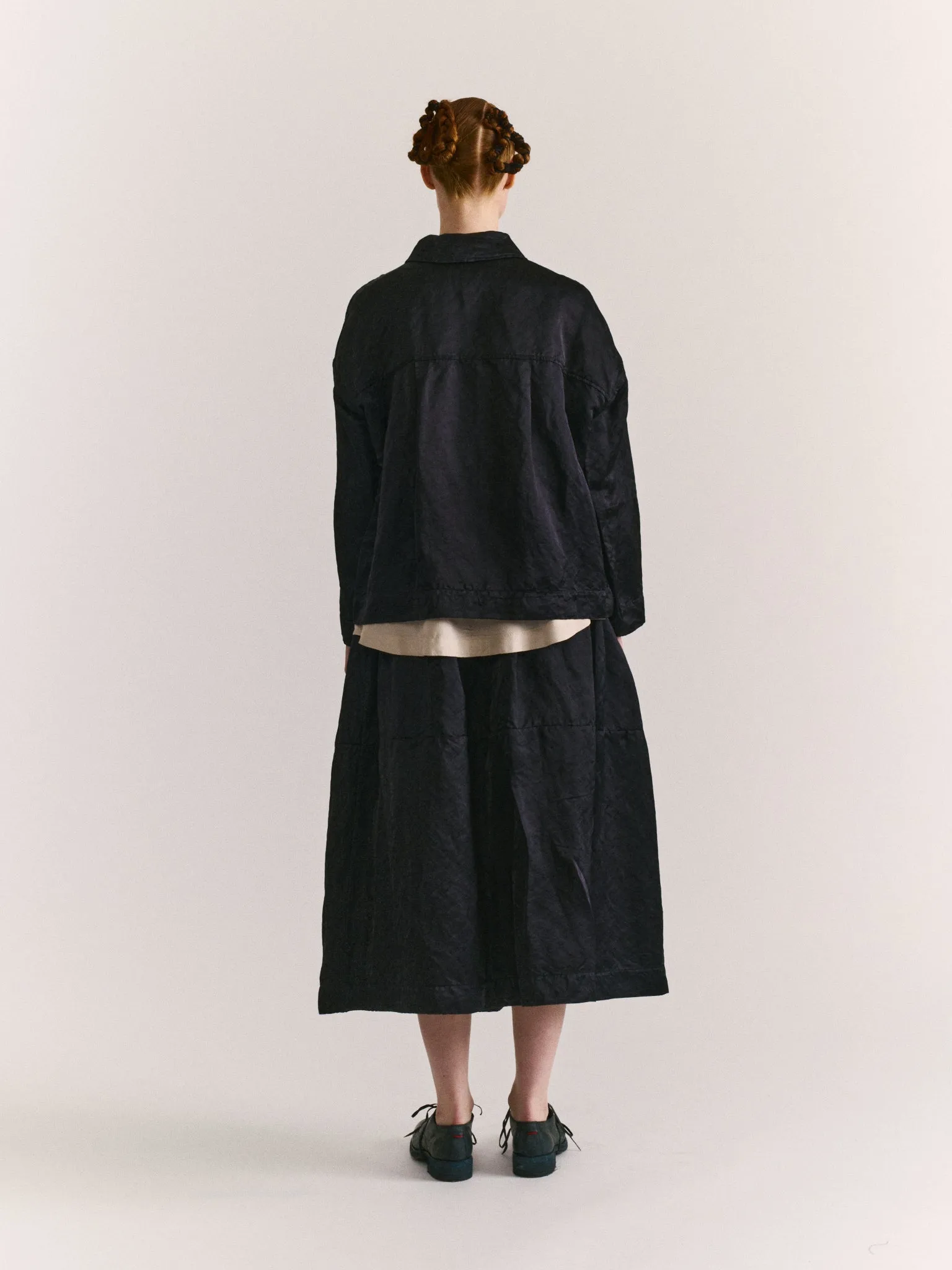 JULIETTE JACKET - H SATIN - NIGHT sold by Casey Casey Womens product image thumbnail 5