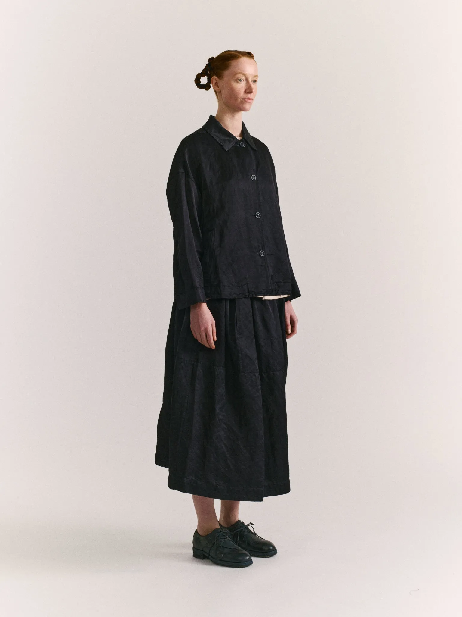 JULIETTE JACKET - H SATIN - NIGHT sold by Casey Casey Womens product image thumbnail 3