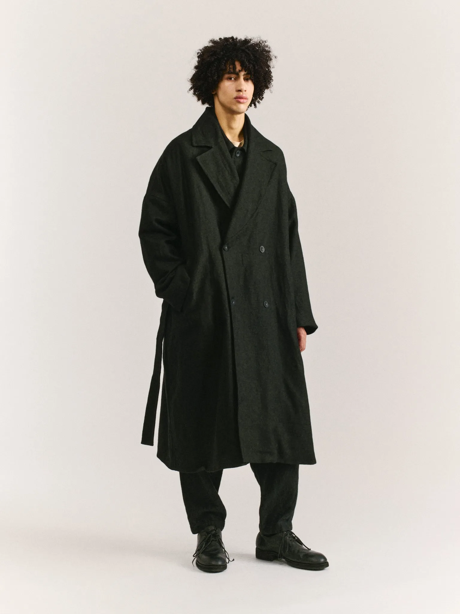 GREAT COAT - FELT - BLACK sold by Casey Casey