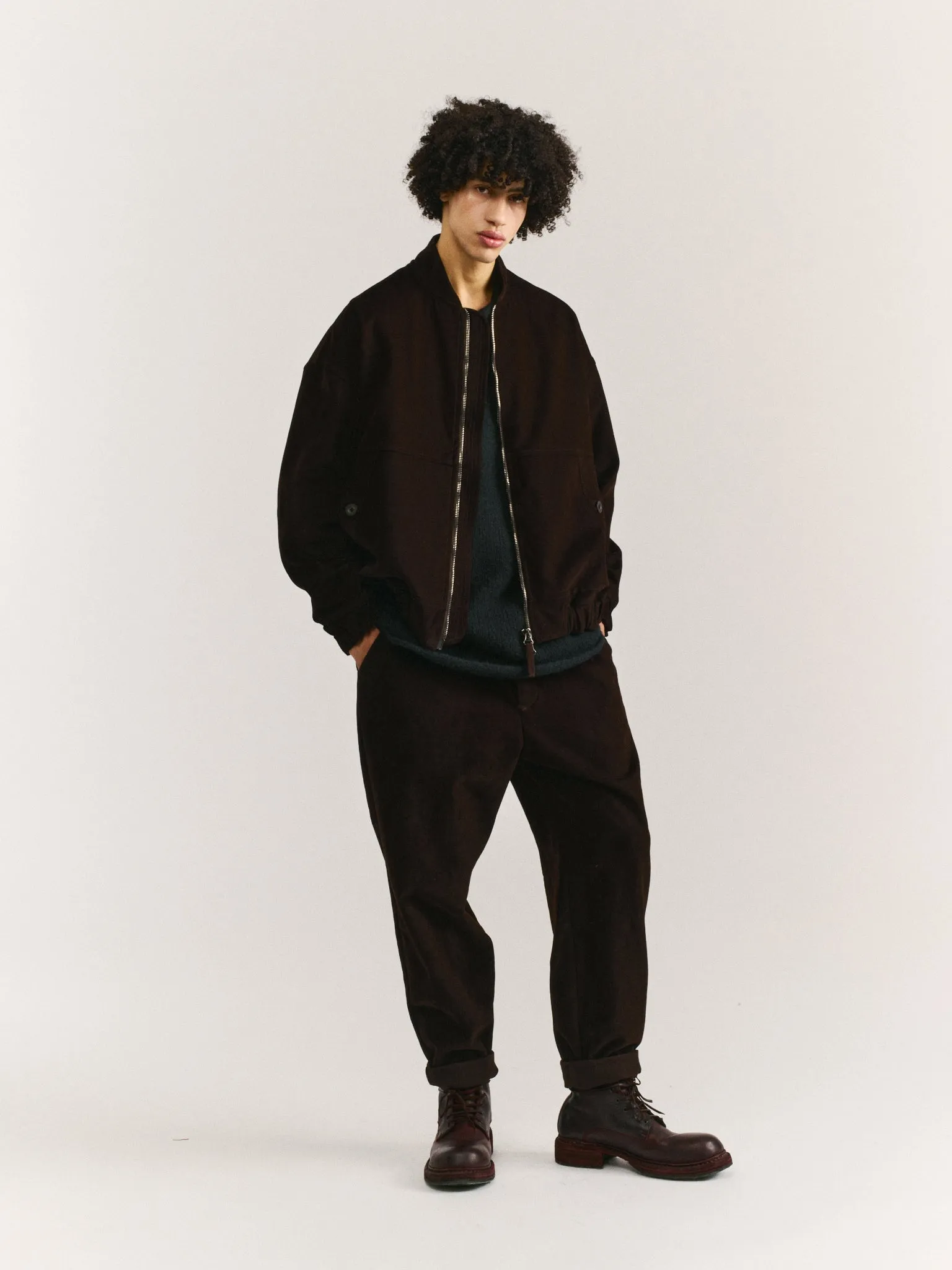 MIKA BLOUSON - SOFTY - CHOCOLATE sold by Casey Casey product image thumbnail 2