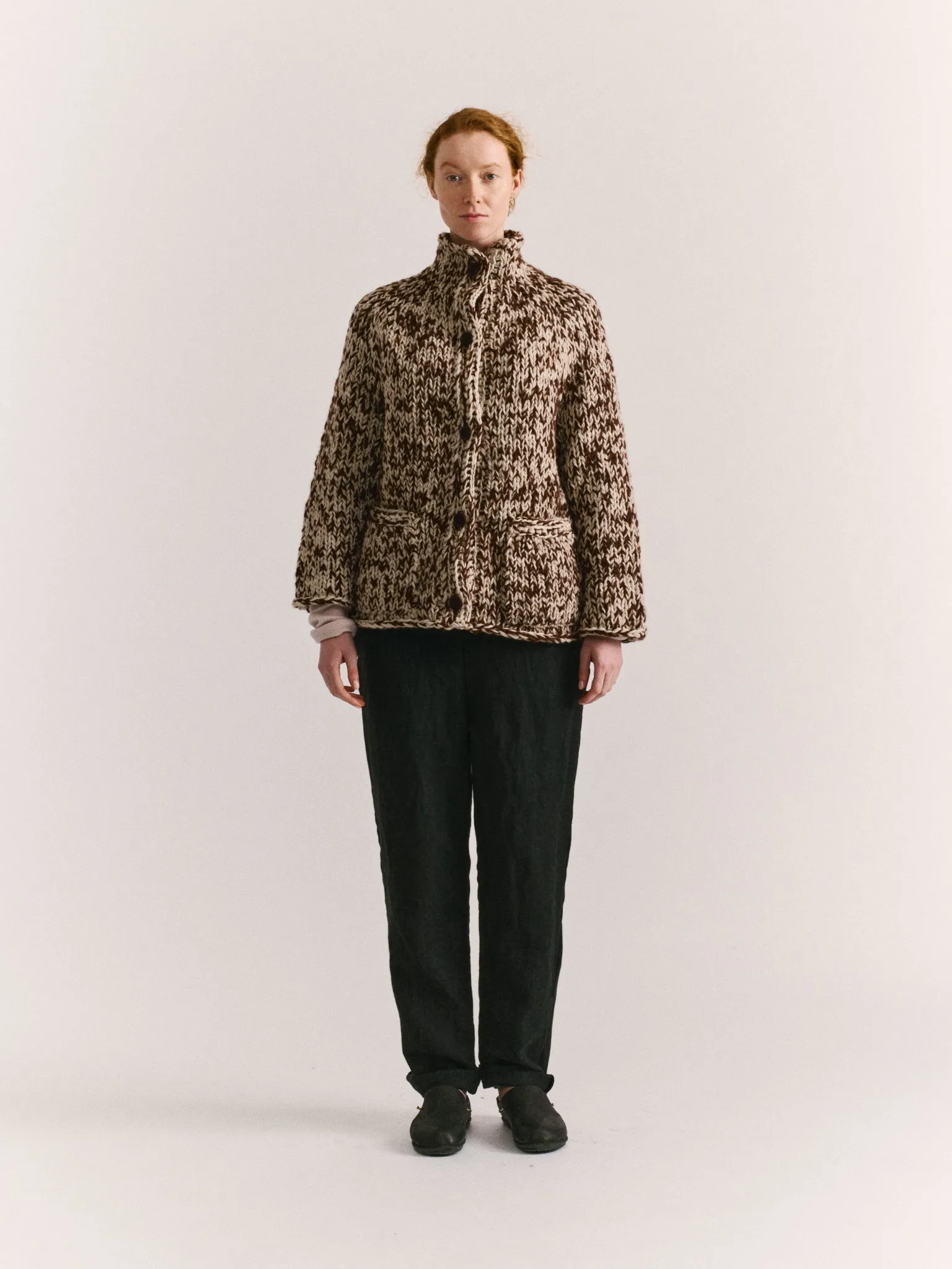 CARDIGAN - WOALP - BROWN sold by Casey Casey product image thumbnail 3