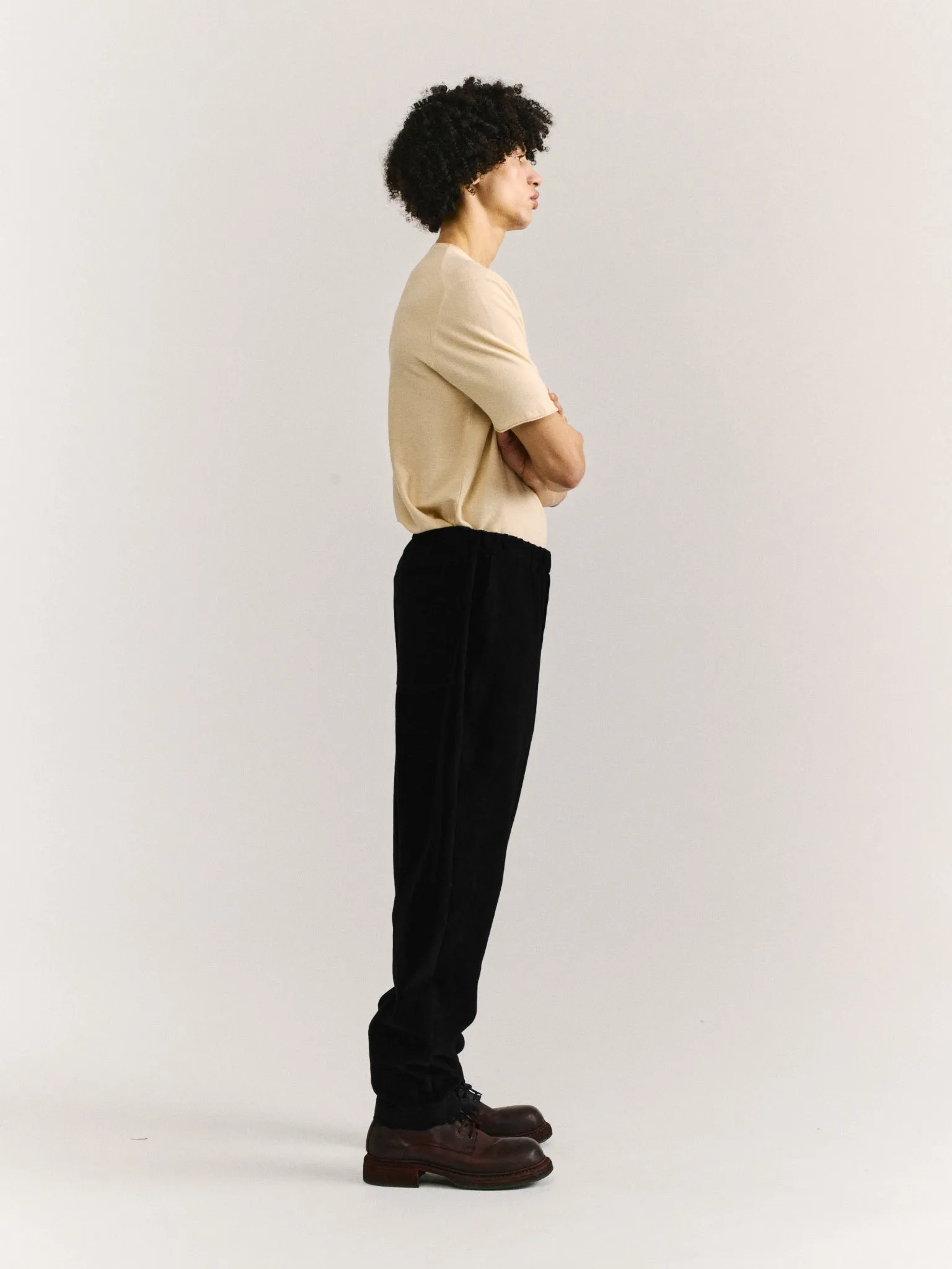 JOG AH PANT - SOFTY - BLACK sold by Casey Casey product image thumbnail 4