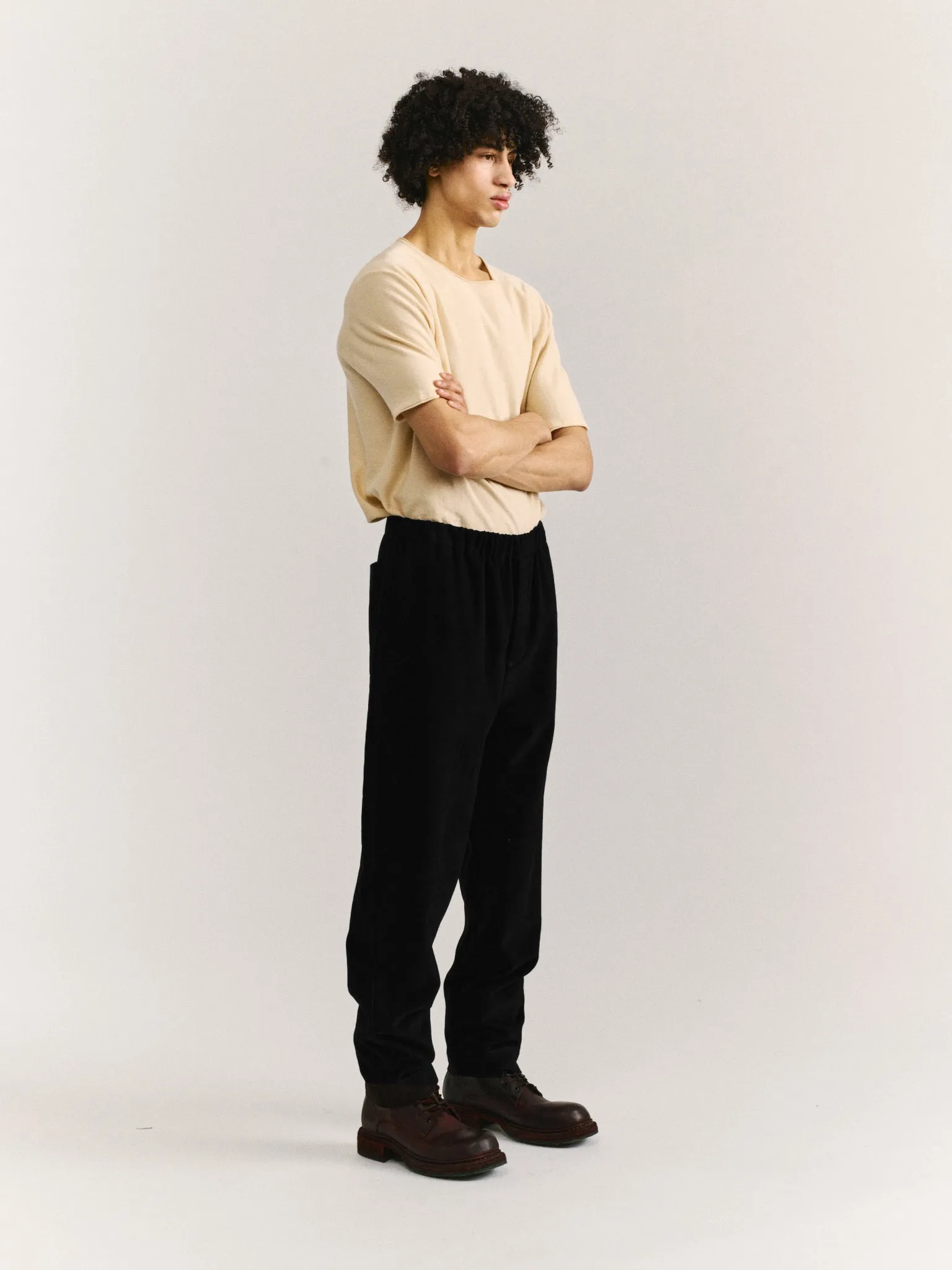 JOG AH PANT - SOFTY - BLACK sold by Casey Casey product image thumbnail 3