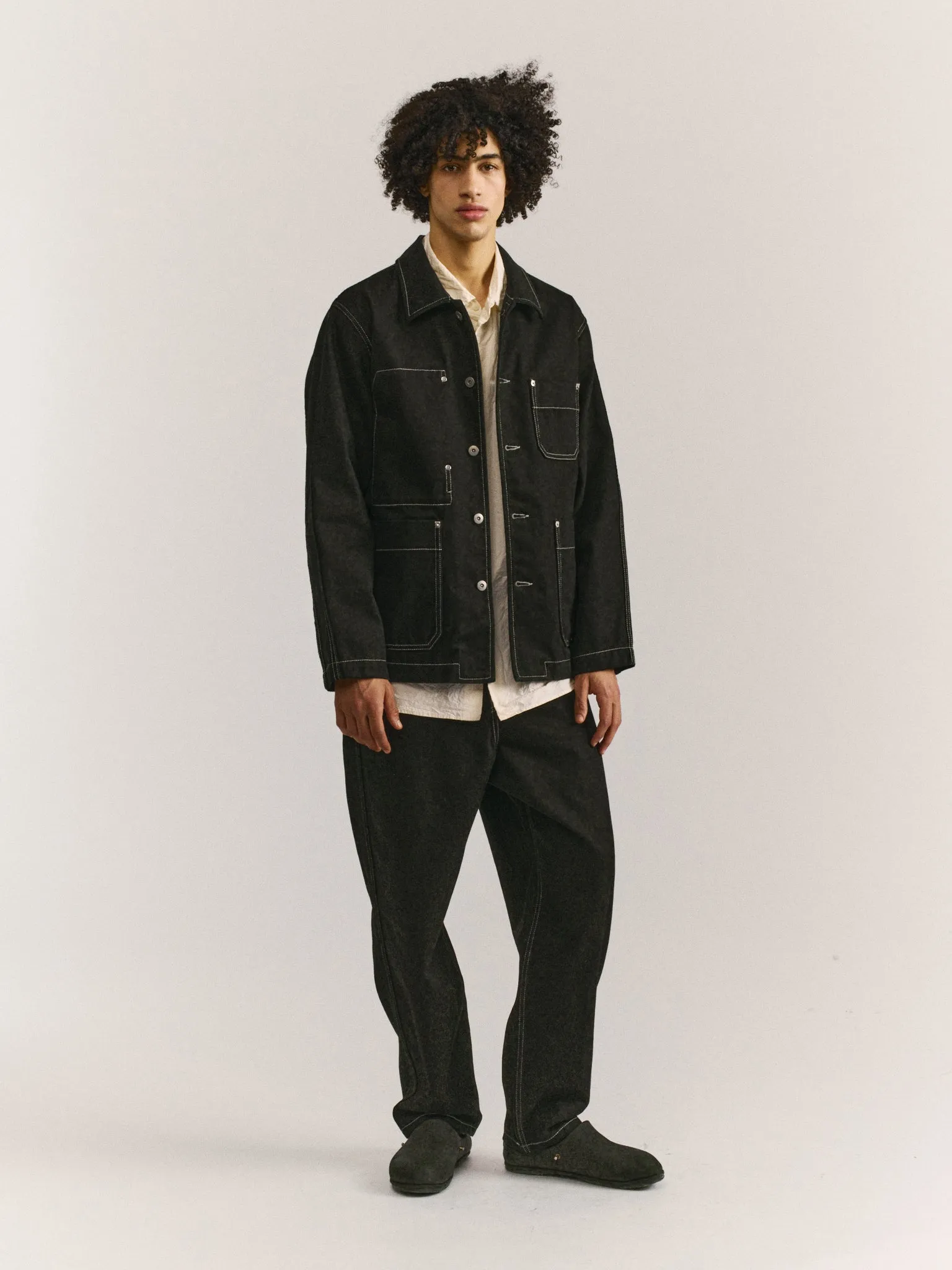 LEO DENIM PANT - DENIM M - BLACK sold by Casey Casey