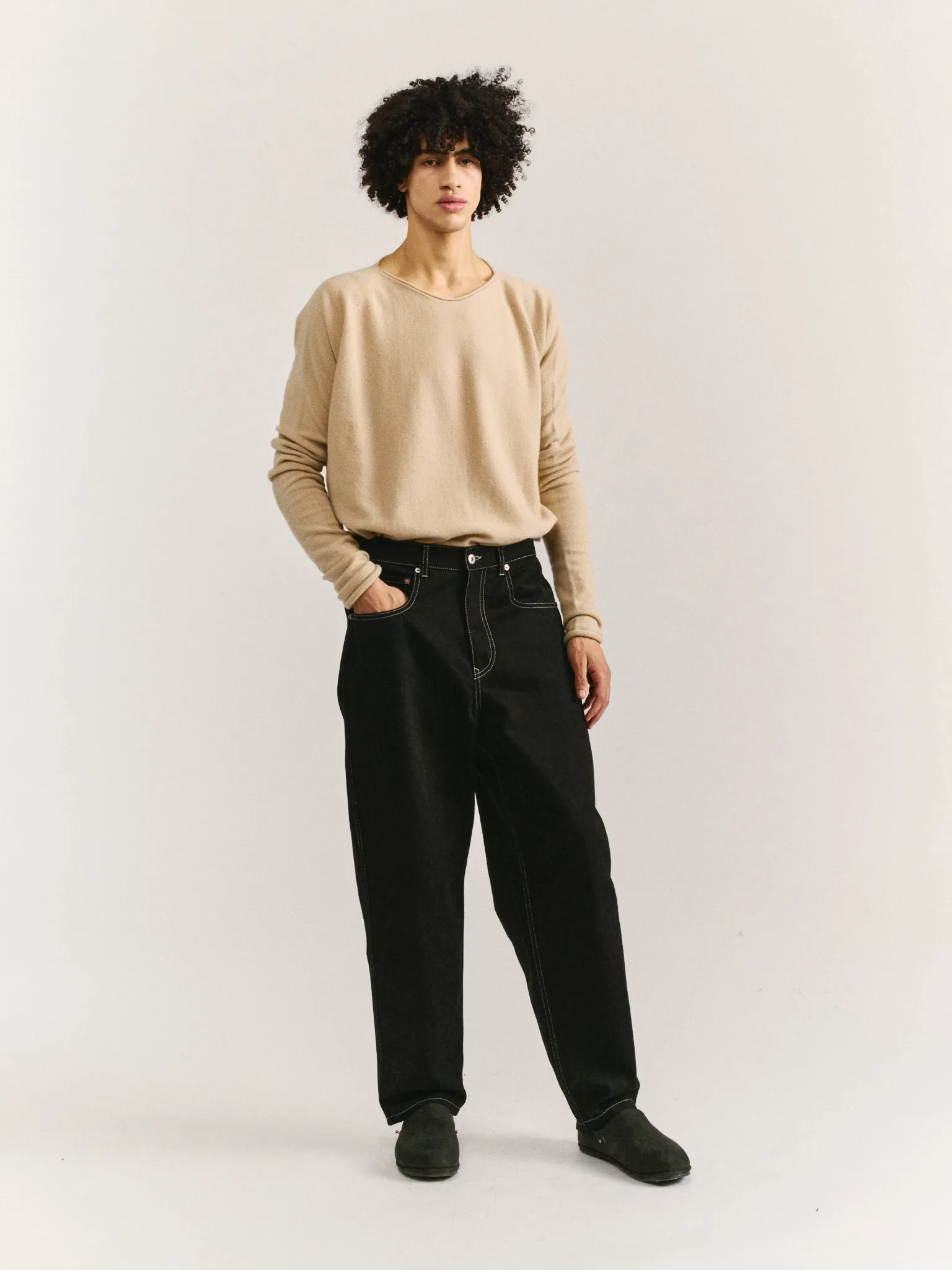 LEO DENIM PANT - DENIM M - BLACK sold by Casey Casey product image thumbnail 2