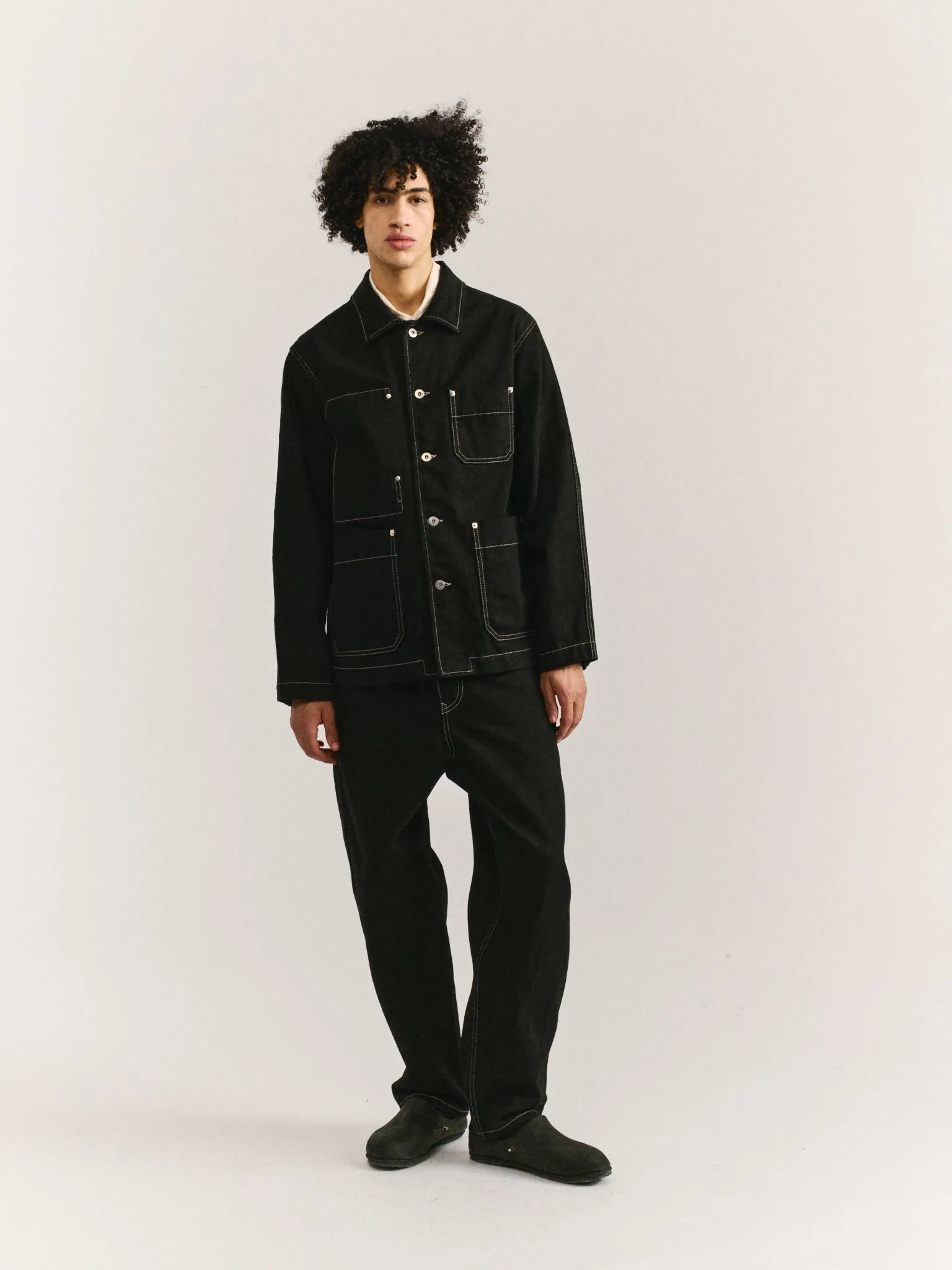 CAMILLE JACKET - DENIM M - BLACK sold by Casey Casey