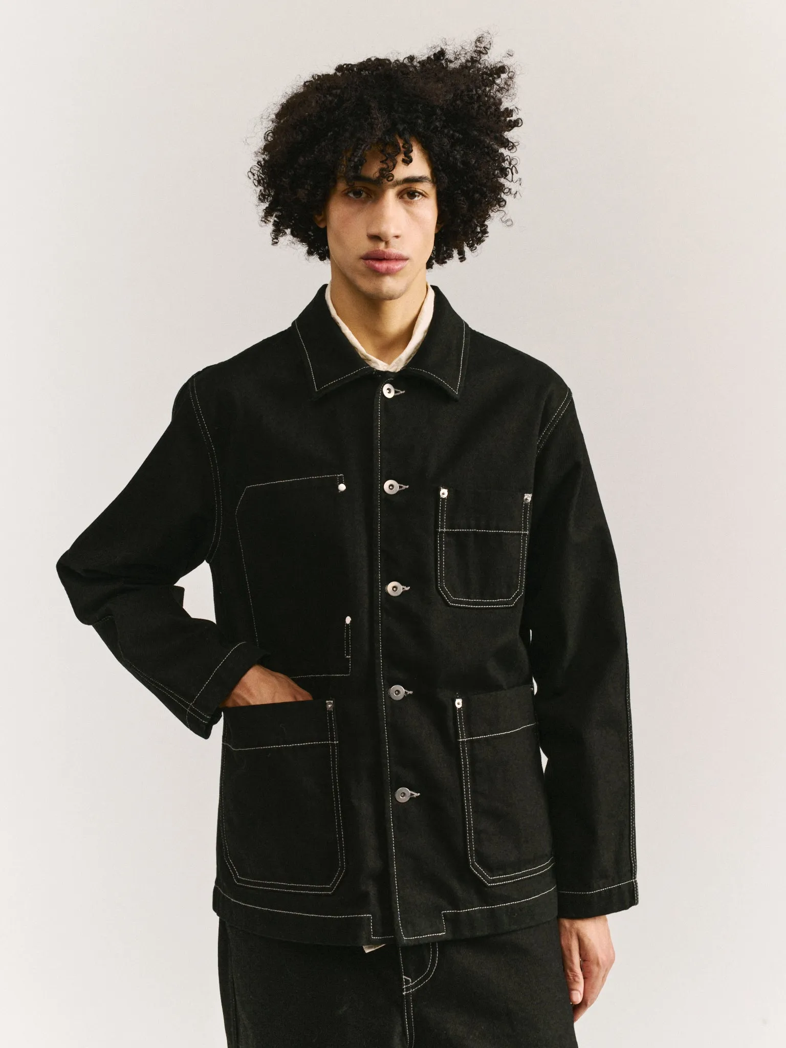 CAMILLE JACKET - DENIM M - BLACK sold by Casey Casey product image thumbnail 4