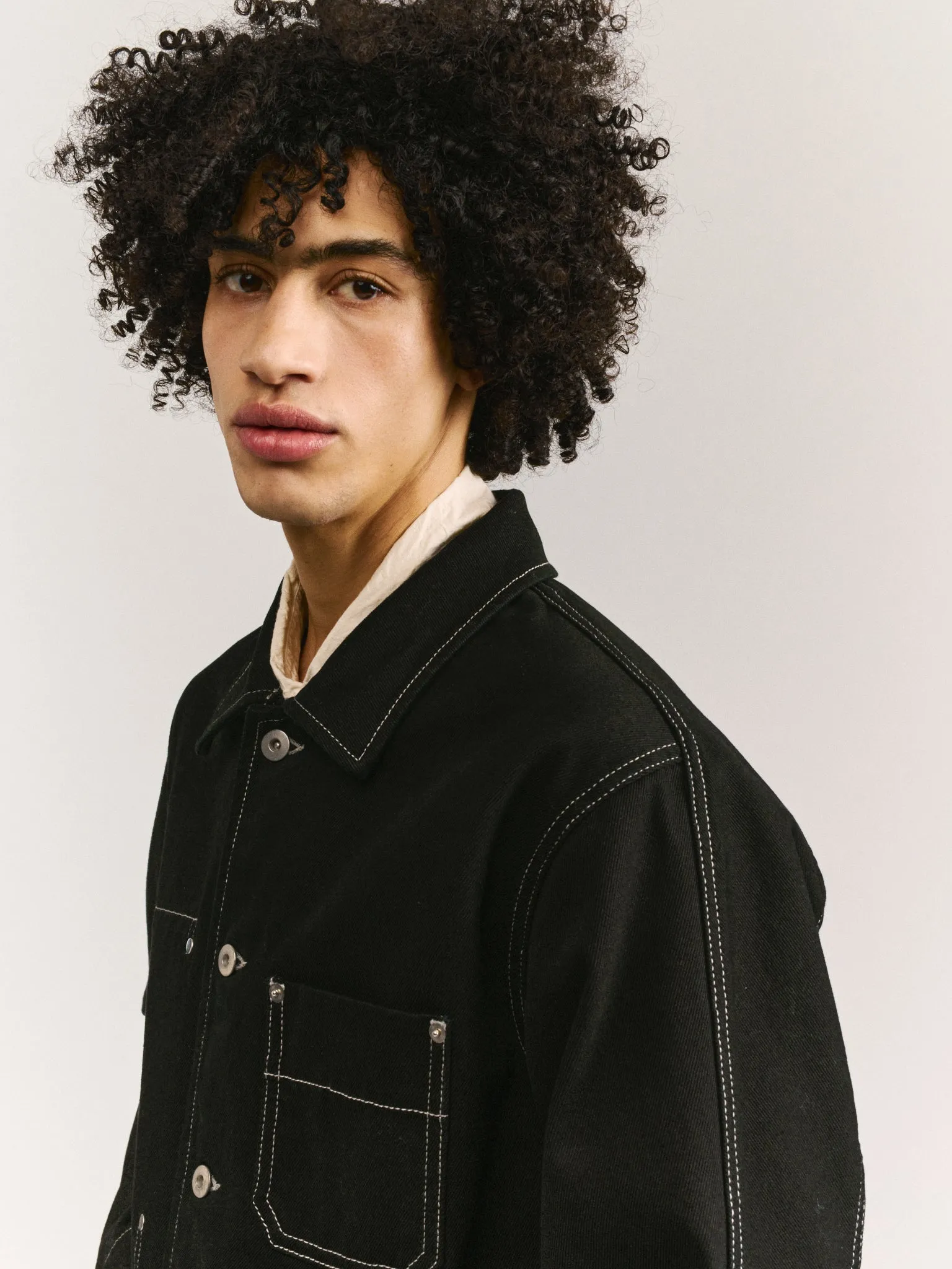 CAMILLE JACKET - DENIM M - BLACK sold by Casey Casey product image thumbnail 5