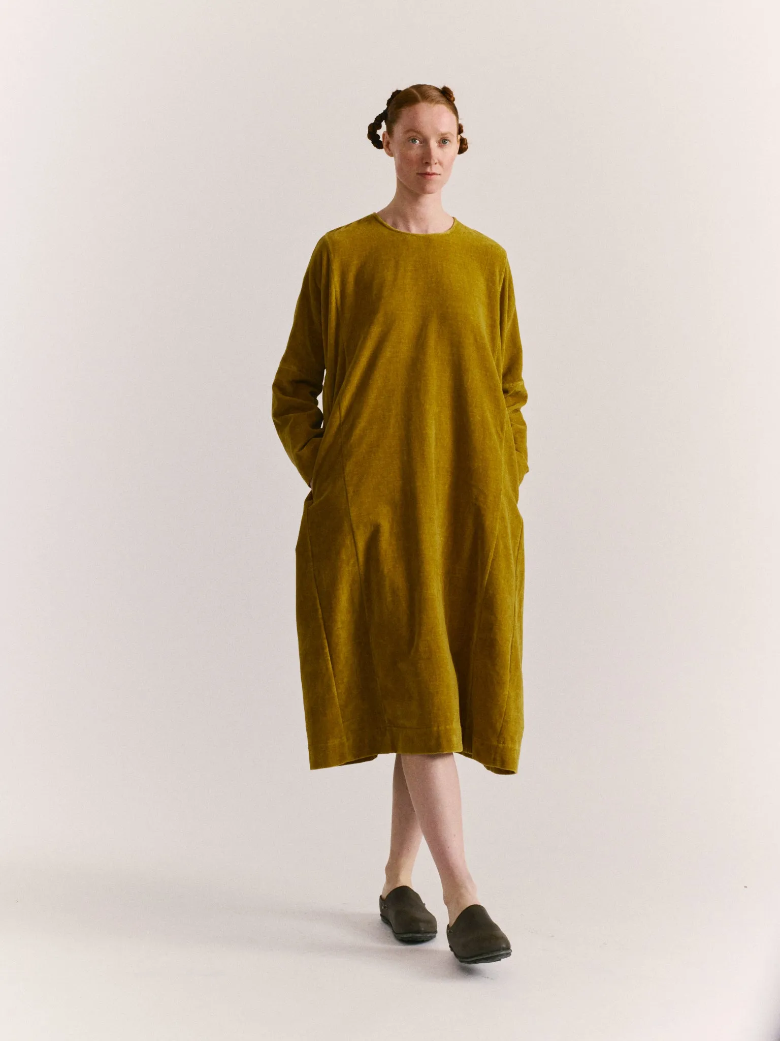 PYJ ROUCH DRESS - L VELVET - OCRA sold by Casey Casey Womens product image thumbnail 2