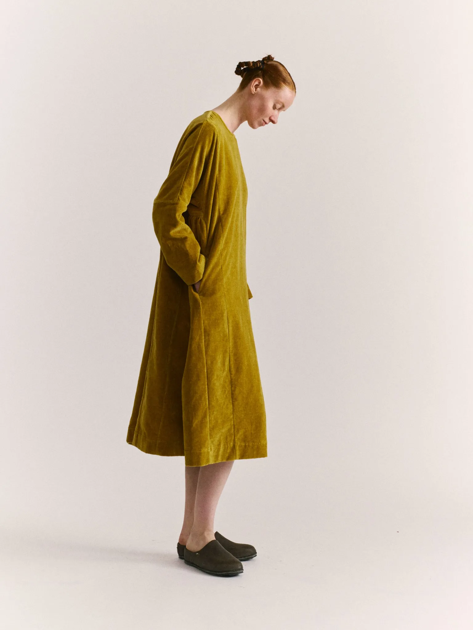 PYJ ROUCH DRESS - L VELVET - OCRA sold by Casey Casey Womens product image thumbnail 3