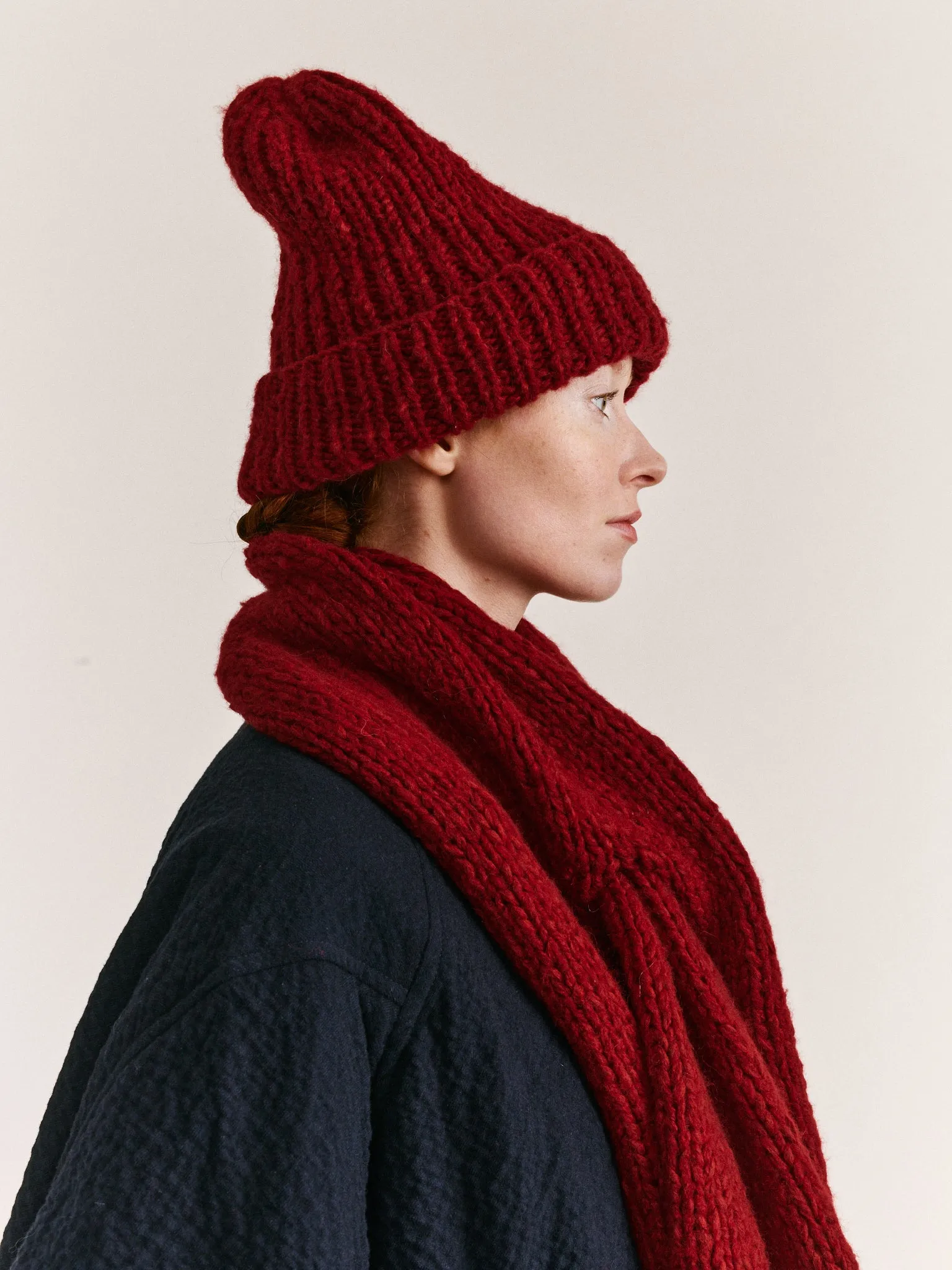 BEANIE - SOFTY MARLED - RED/RED sold by Casey Casey Womens product image thumbnail 5