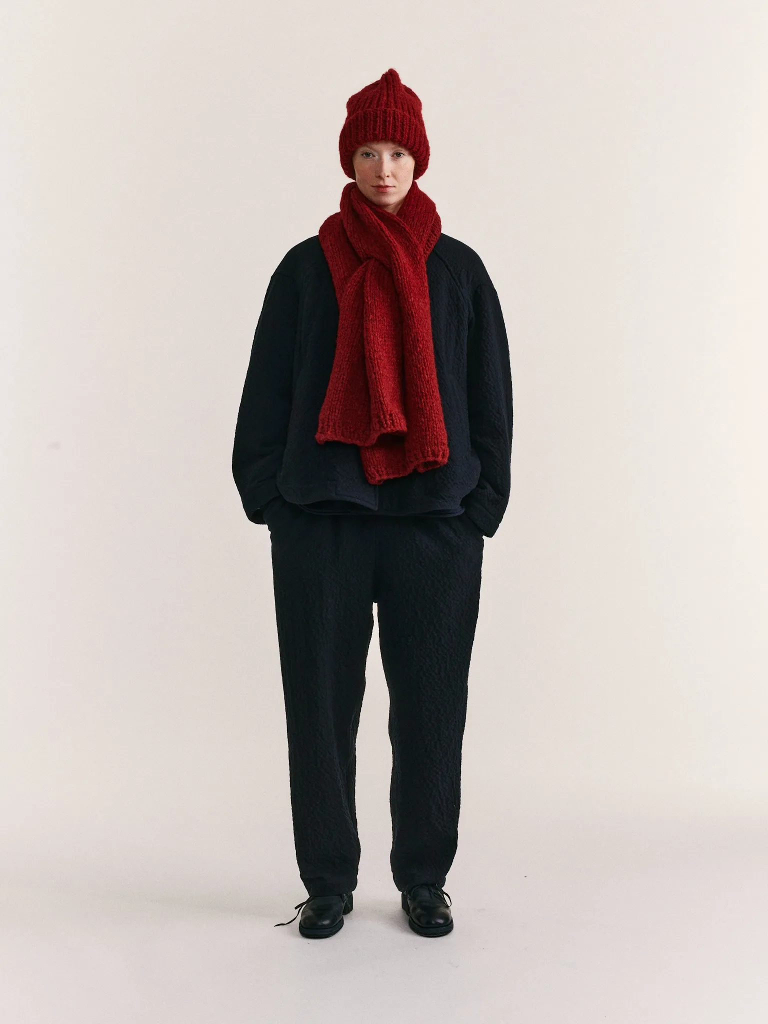 BEANIE - SOFTY MARLED - RED/RED sold by Casey Casey Womens product image thumbnail 3