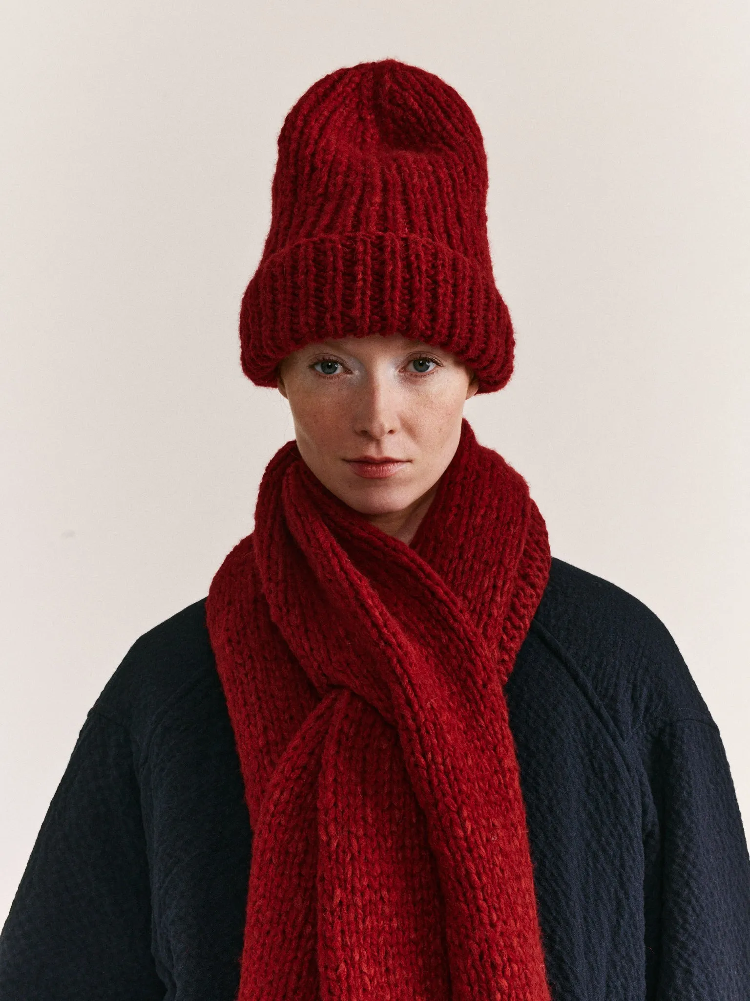 BEANIE - SOFTY MARLED - RED/RED sold by Casey Casey Womens product image thumbnail 4