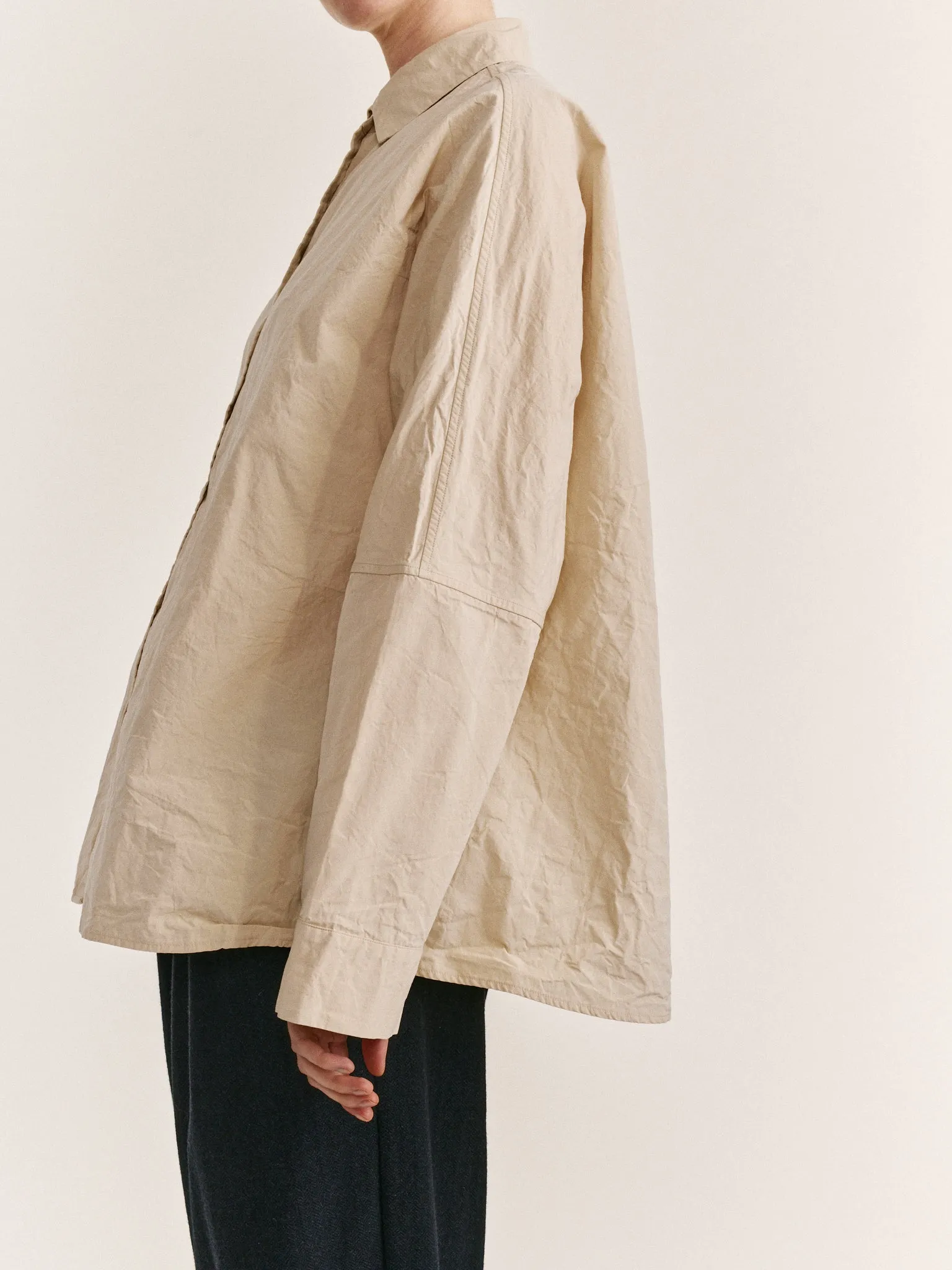 WAGA SHIRT - PAPER COT - OATMEAL sold by Casey Casey product image thumbnail 5