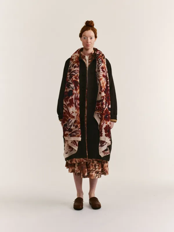 LONG SCARF - CASH SILK - REDS sold by Casey Casey Womens