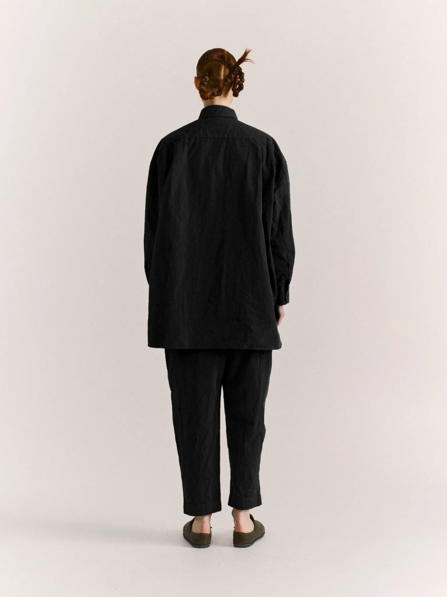 HAMNET SHIRT - PAPER COT - PITCH BLACK sold by Casey Casey product image thumbnail 5