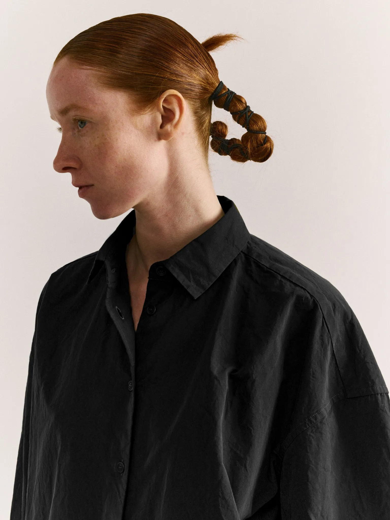HAMNET SHIRT - PAPER COT - PITCH BLACK sold by Casey Casey product image thumbnail 2