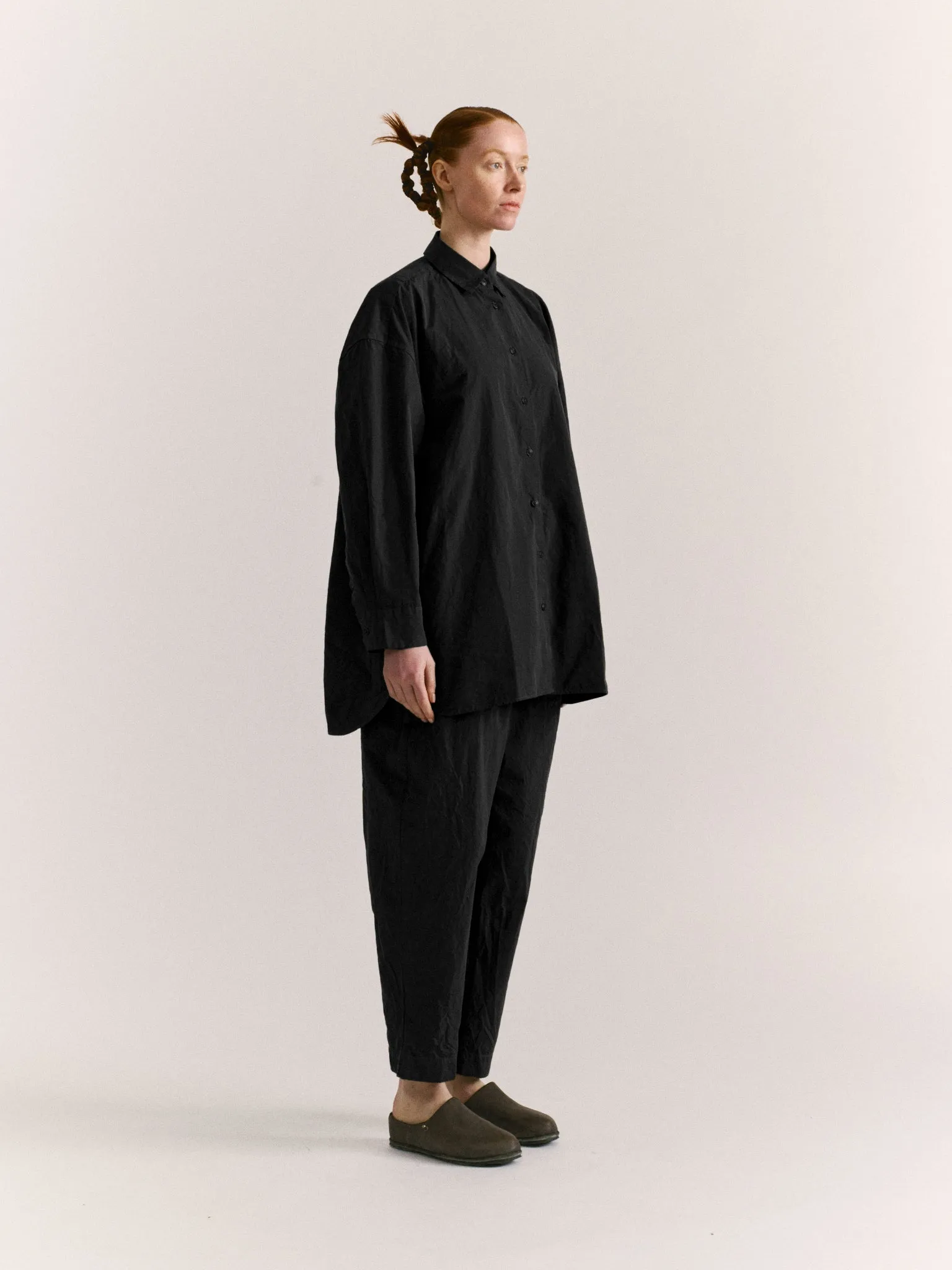 HAMNET SHIRT - PAPER COT - PITCH BLACK sold by Casey Casey product image thumbnail 4