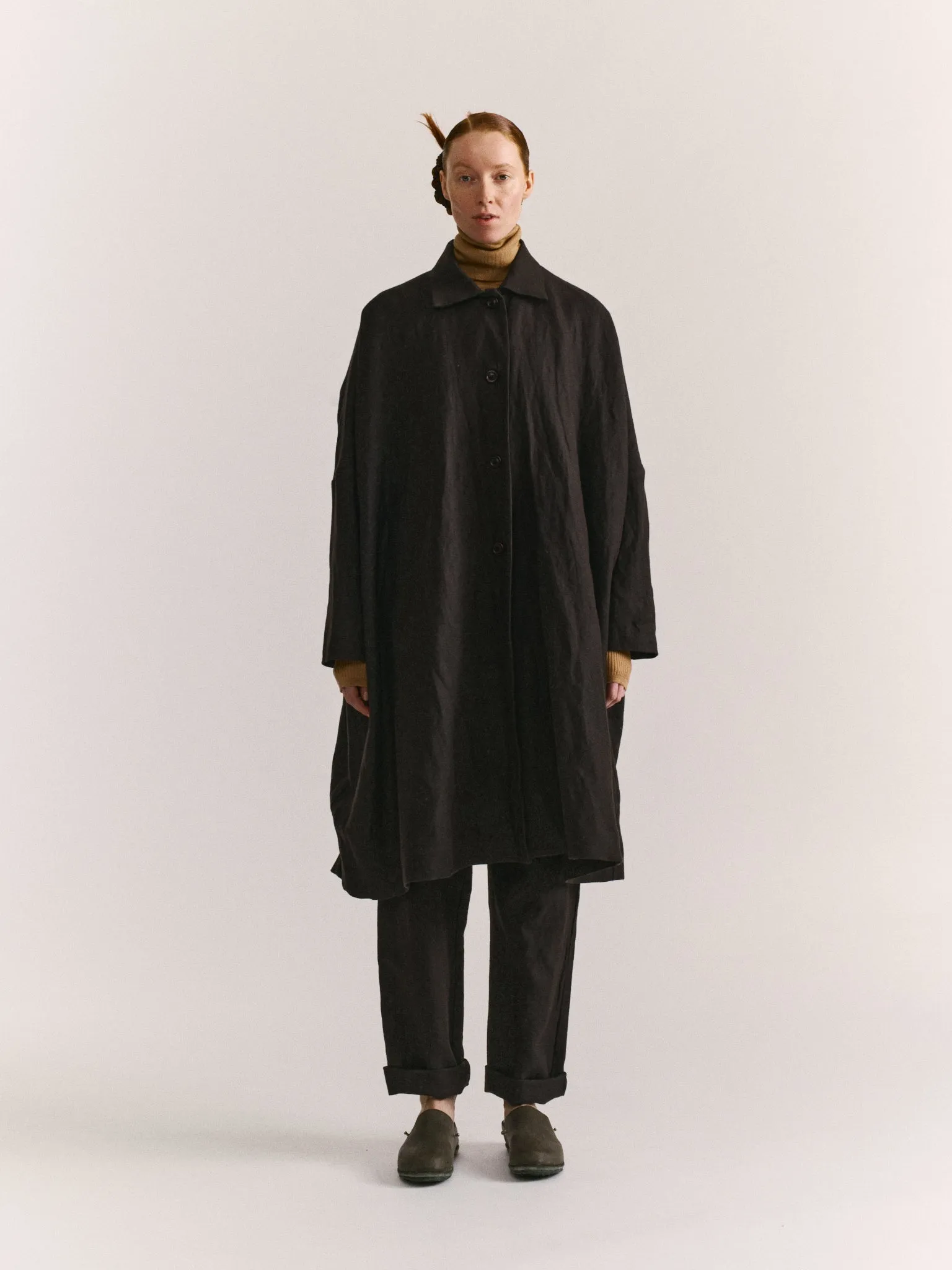 ATOMLESS COAT - BAT - DARK BROWN sold by Casey Casey Womens product image thumbnail 2