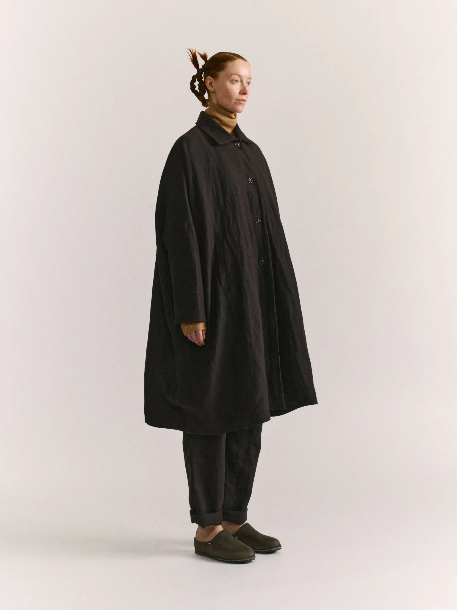ATOMLESS COAT - BAT - DARK BROWN sold by Casey Casey Womens product image thumbnail 3