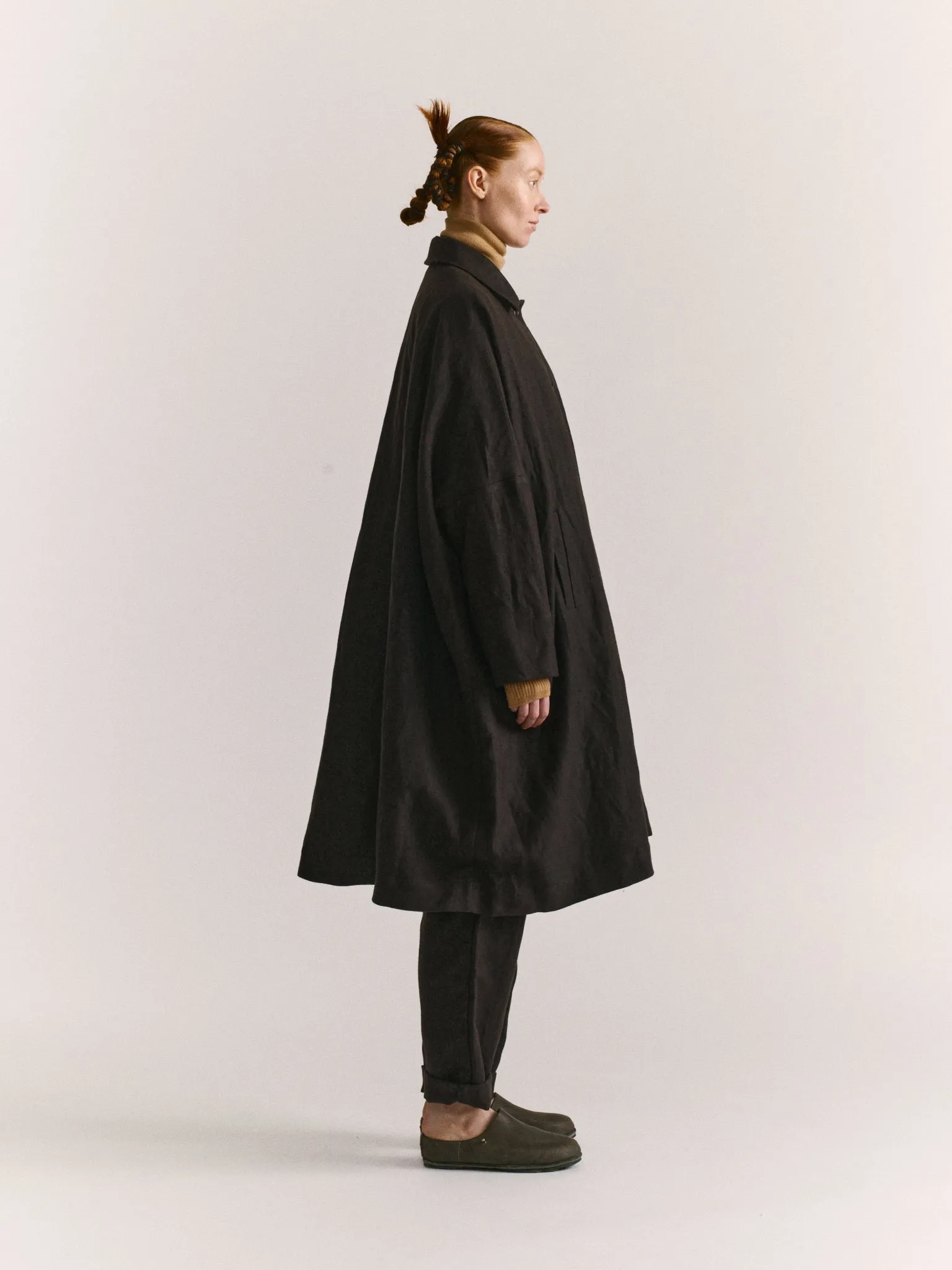 ATOMLESS COAT - BAT - DARK BROWN sold by Casey Casey Womens product image thumbnail 4