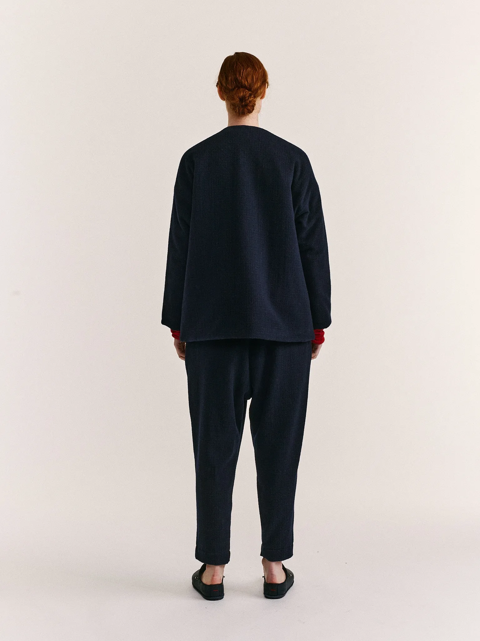 JULIA JACKET - PIN CHECK - BLUE CHECK sold by Casey Casey product image thumbnail 5