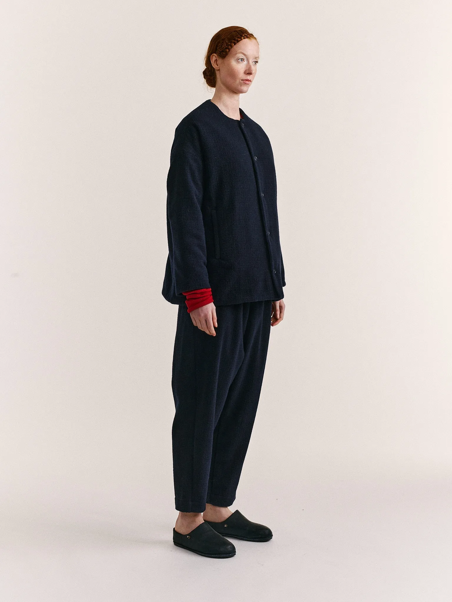 JULIA JACKET - PIN CHECK - BLUE CHECK sold by Casey Casey product image thumbnail 3